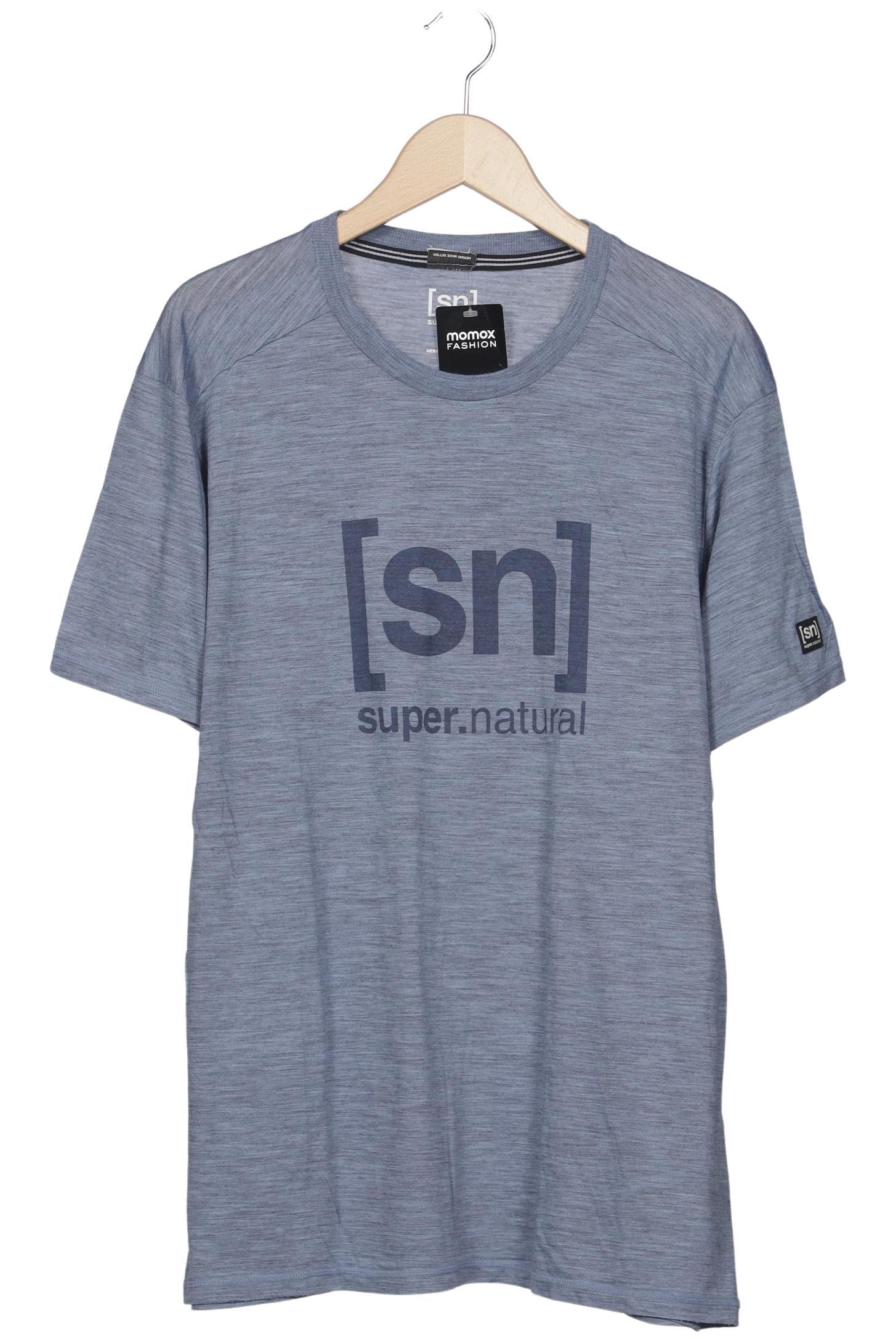 

super.natural Herren T-Shirt, blau, Gr. 56