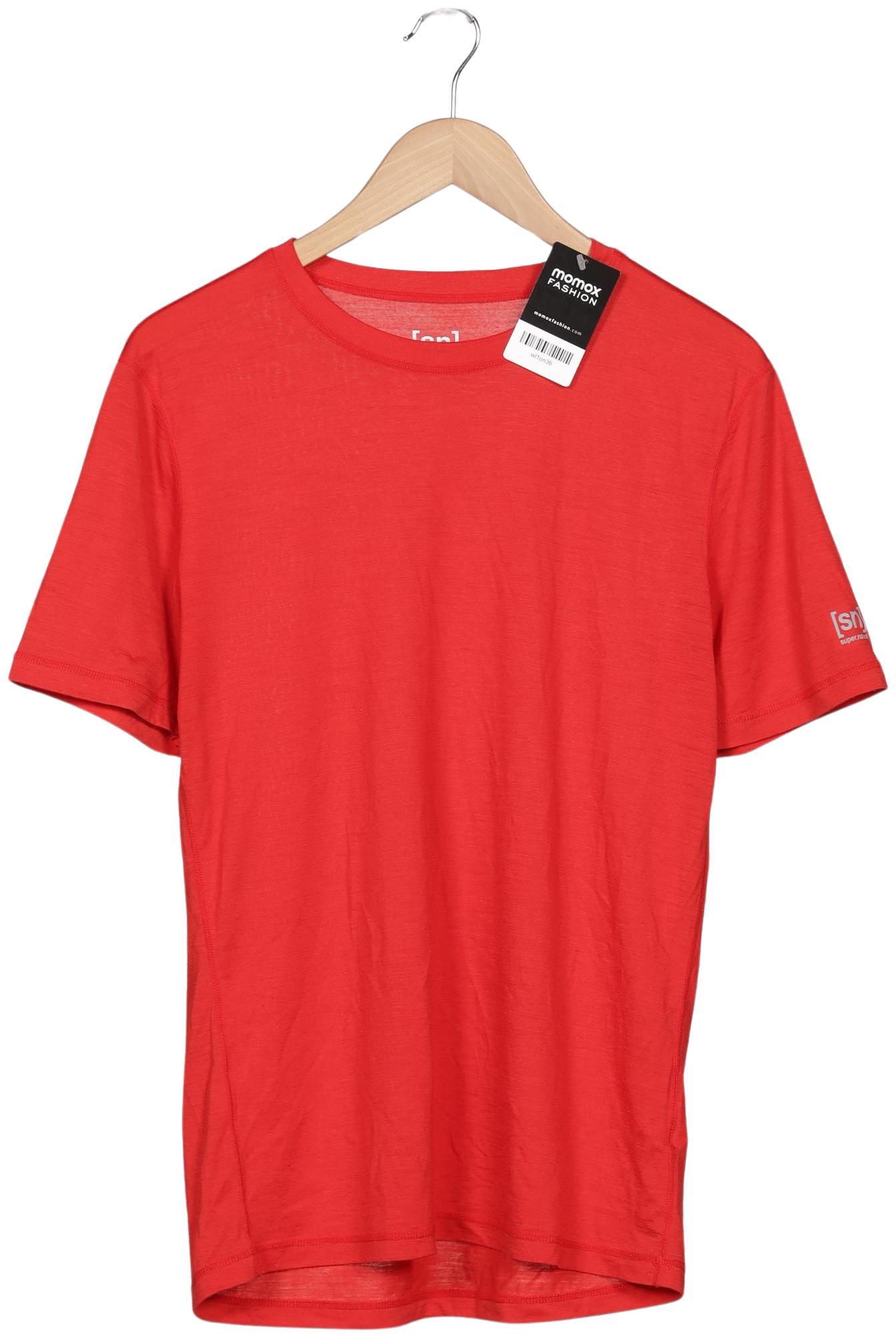 

super.natural Herren T-Shirt, rot, Gr. 48