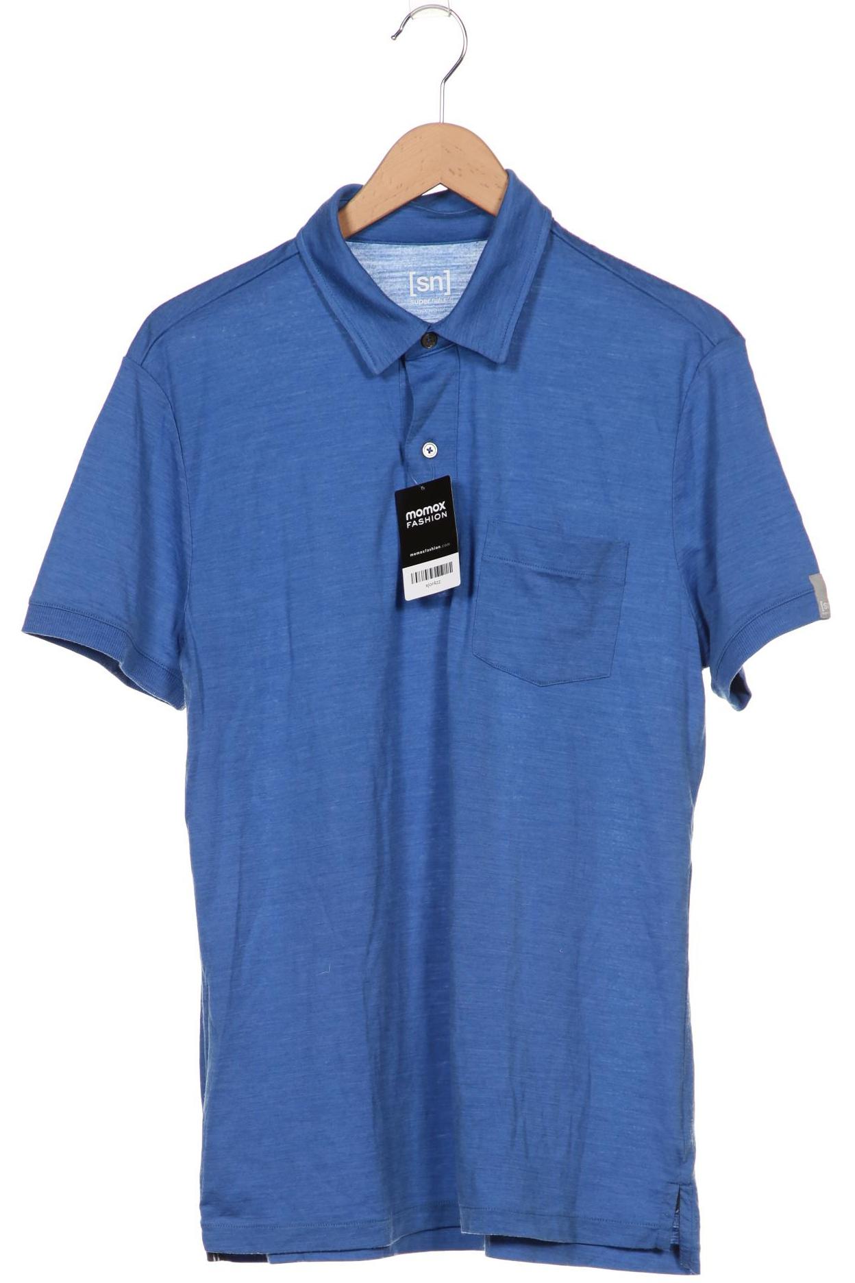 

super.natural Herren Poloshirt, blau
