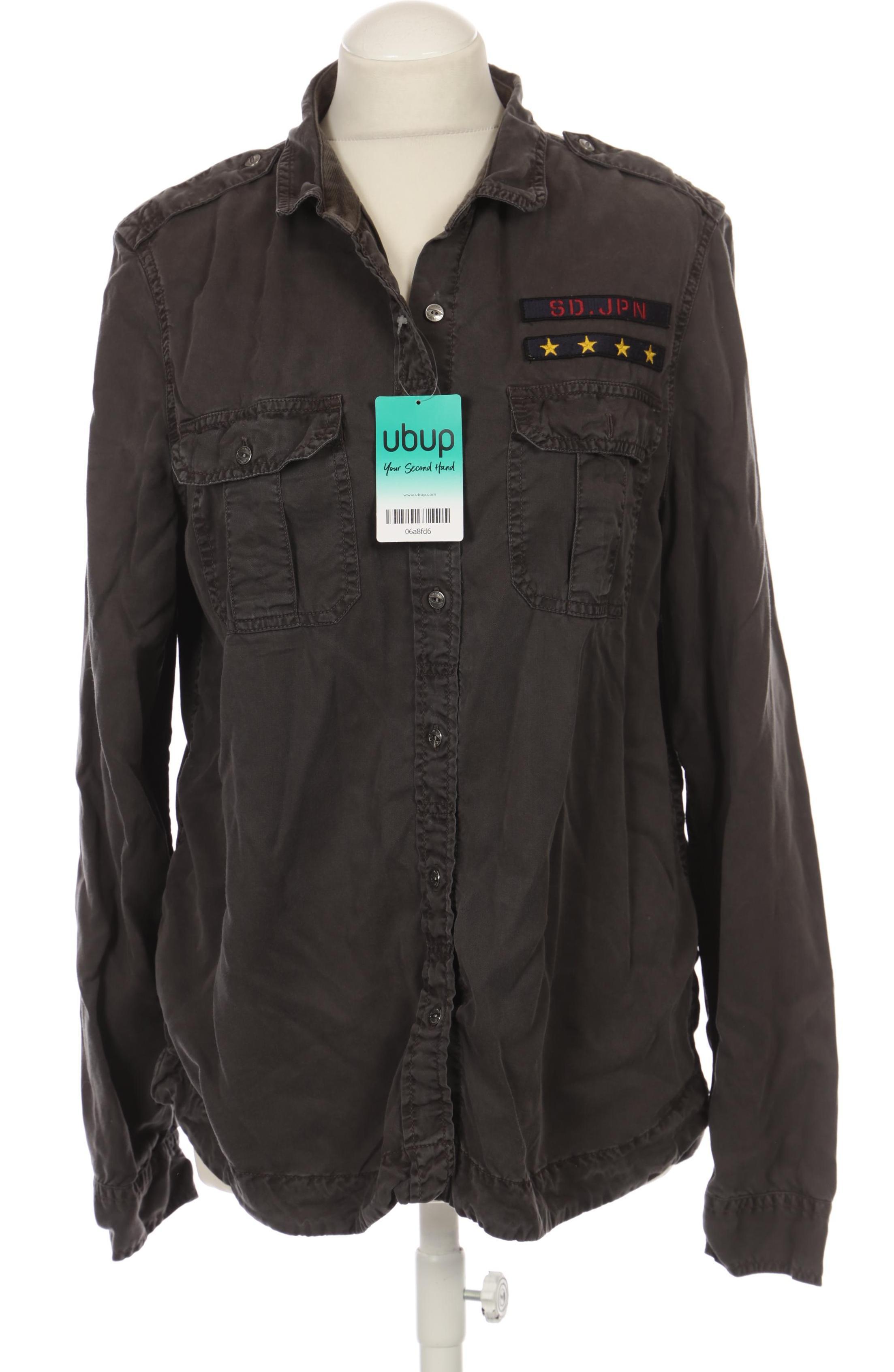 

Superdry Damen Bluse, grau, Gr.