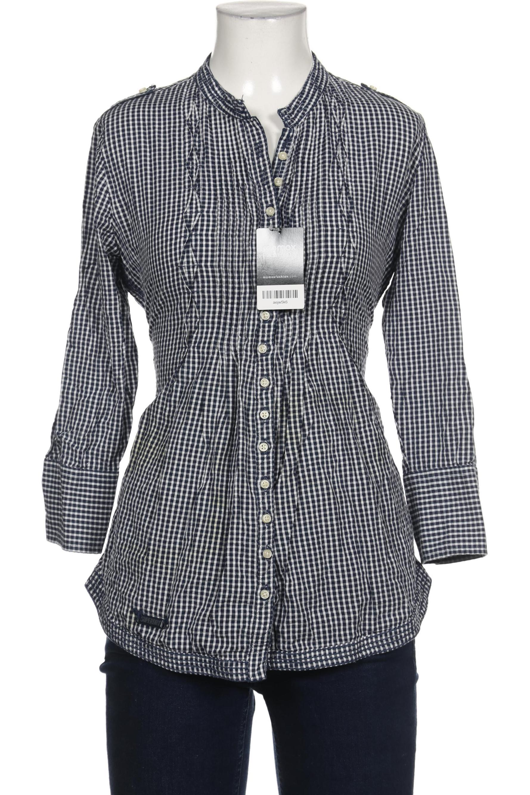

Superdry Damen Bluse, marineblau, Gr. 36