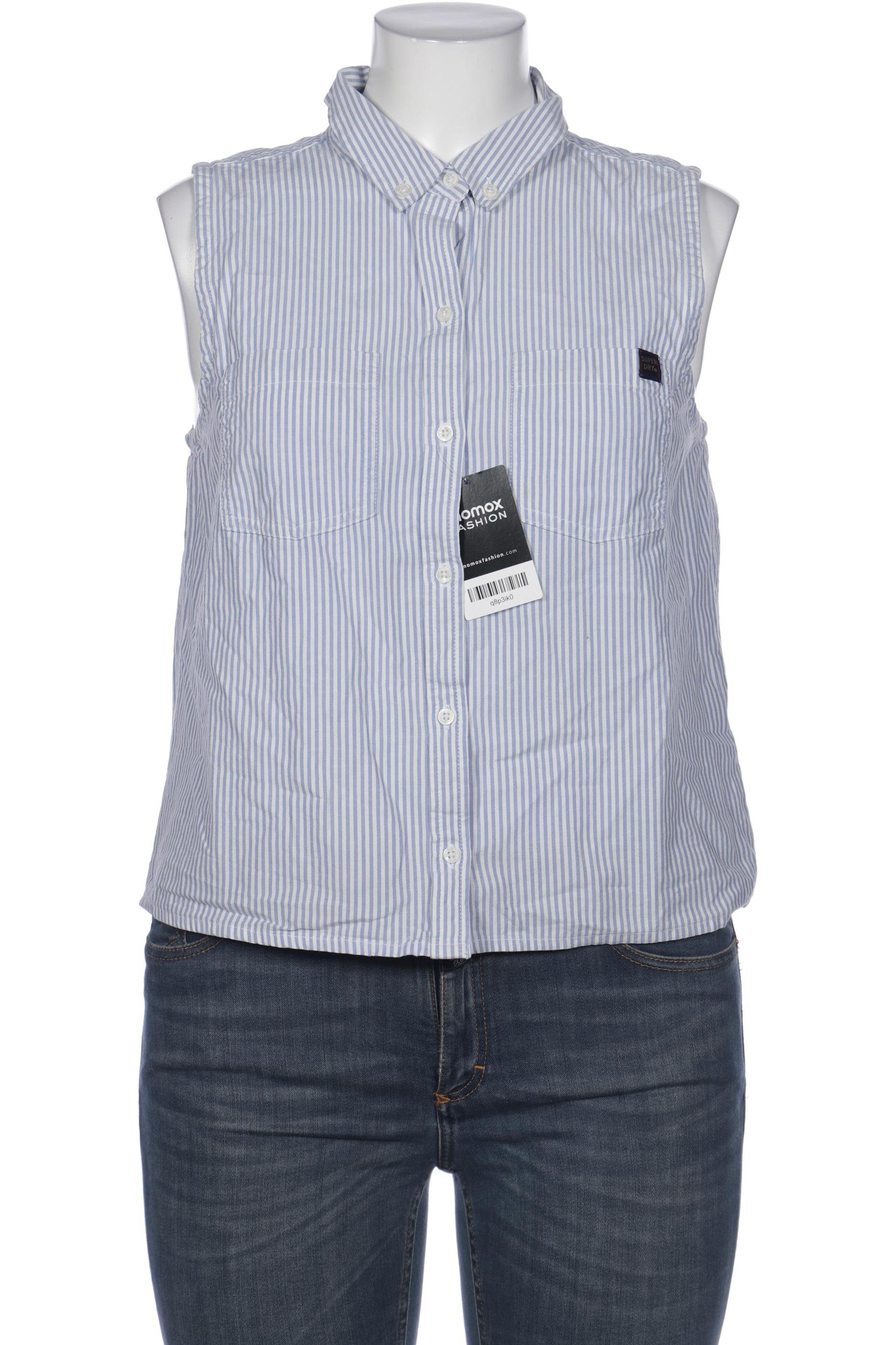 

Superdry Damen Bluse, blau, Gr. 42