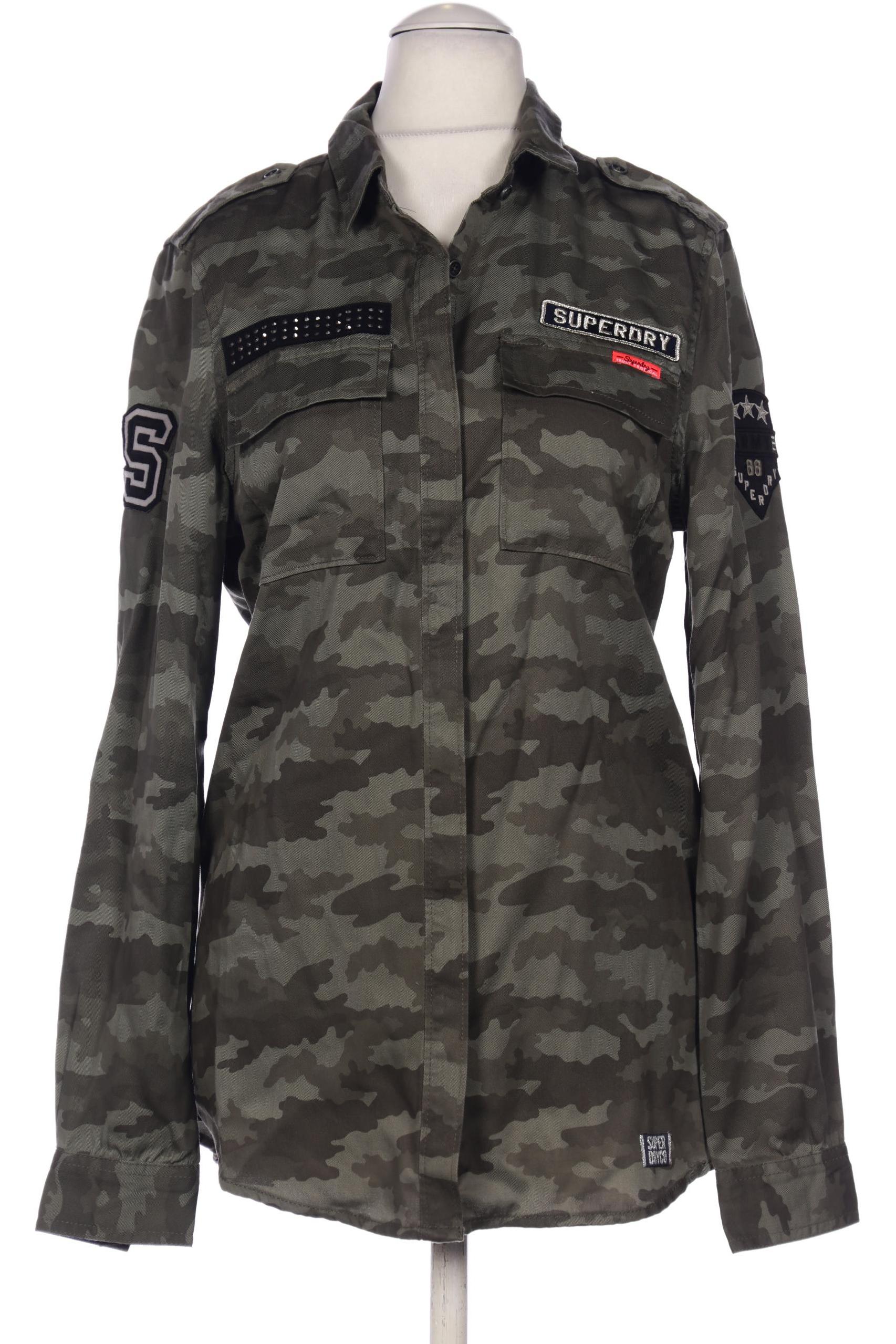 

Superdry Damen Bluse, grün, Gr. 38