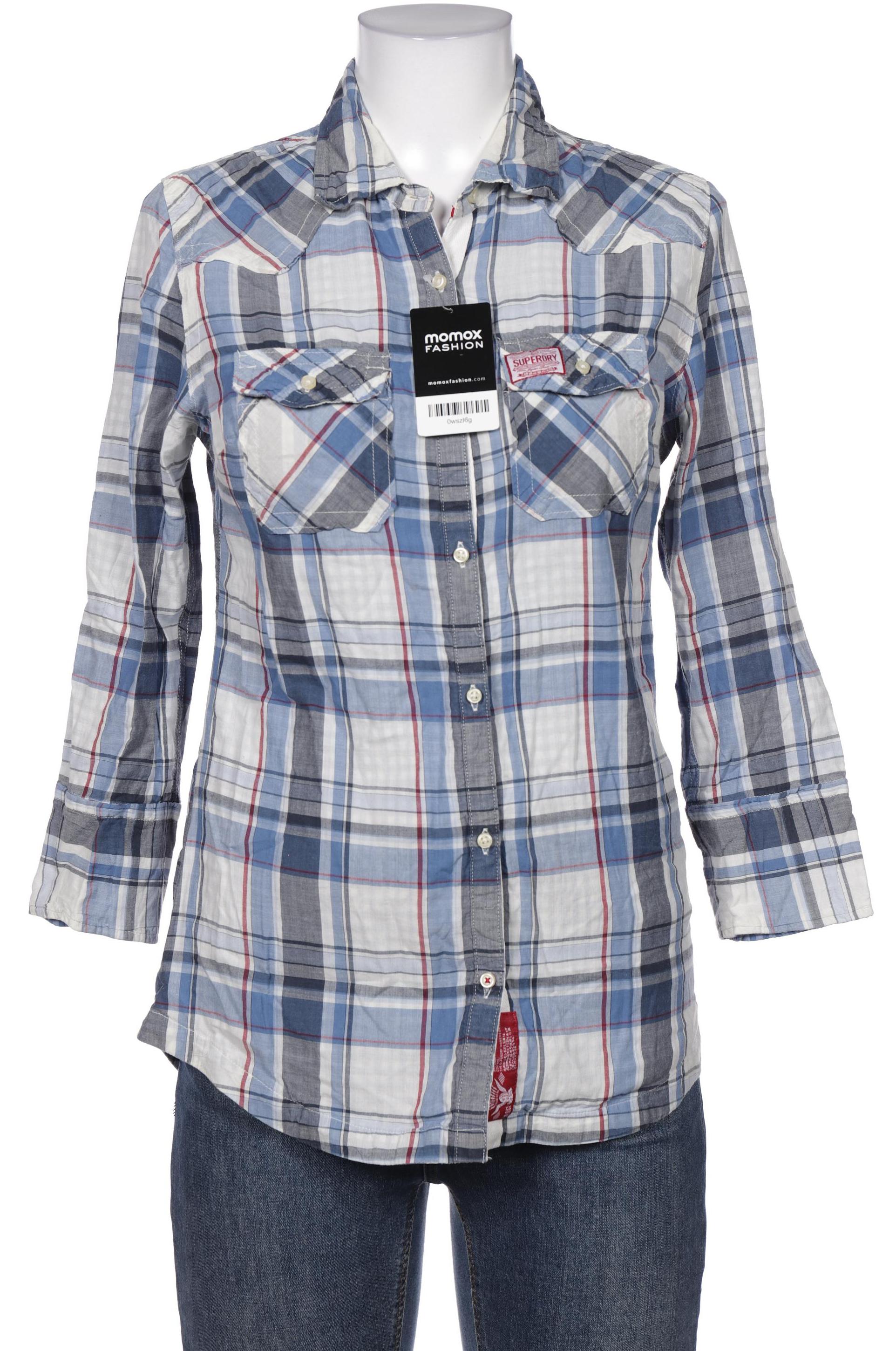 

Superdry Damen Bluse, blau