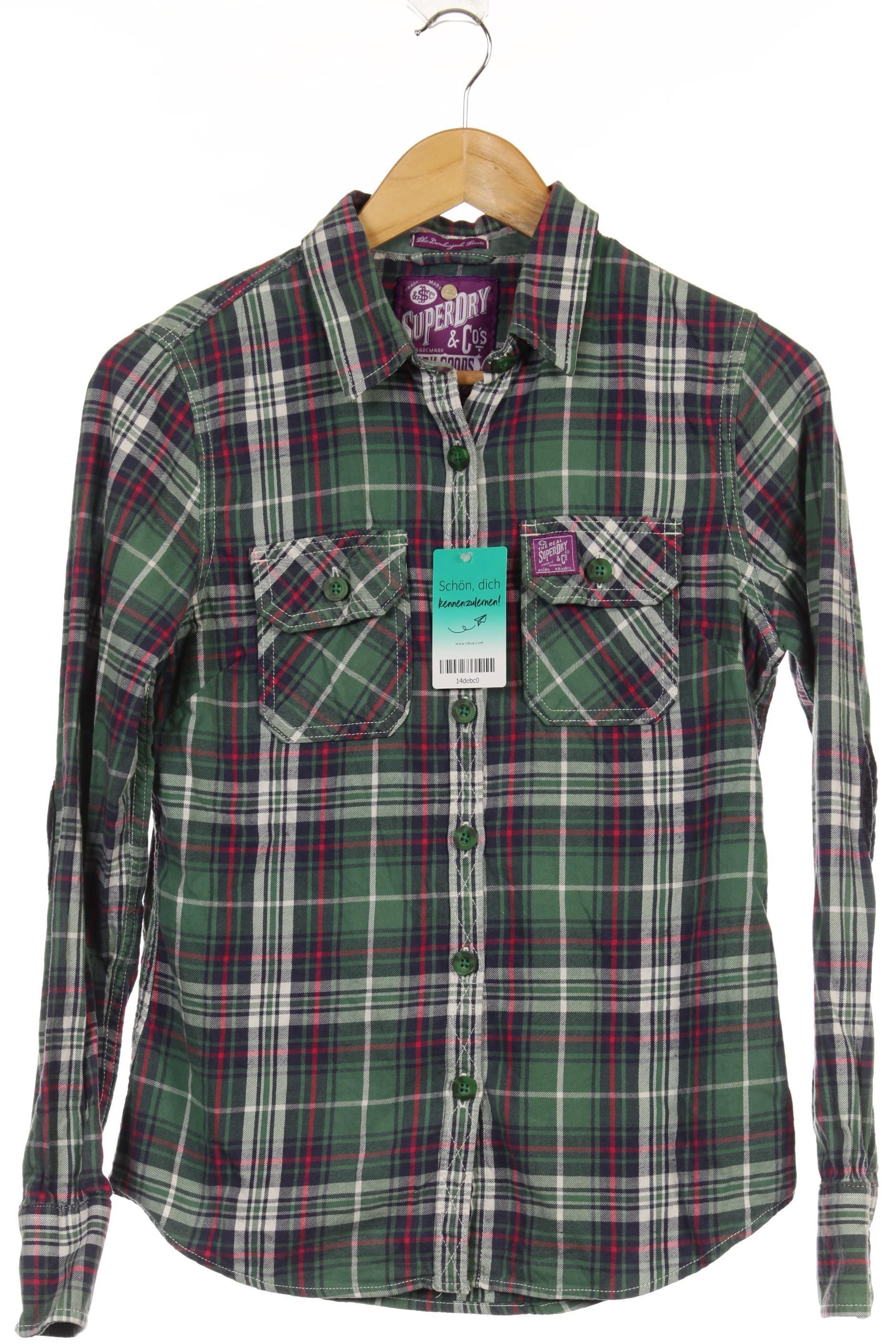 

Superdry Damen Bluse, grün, Gr.