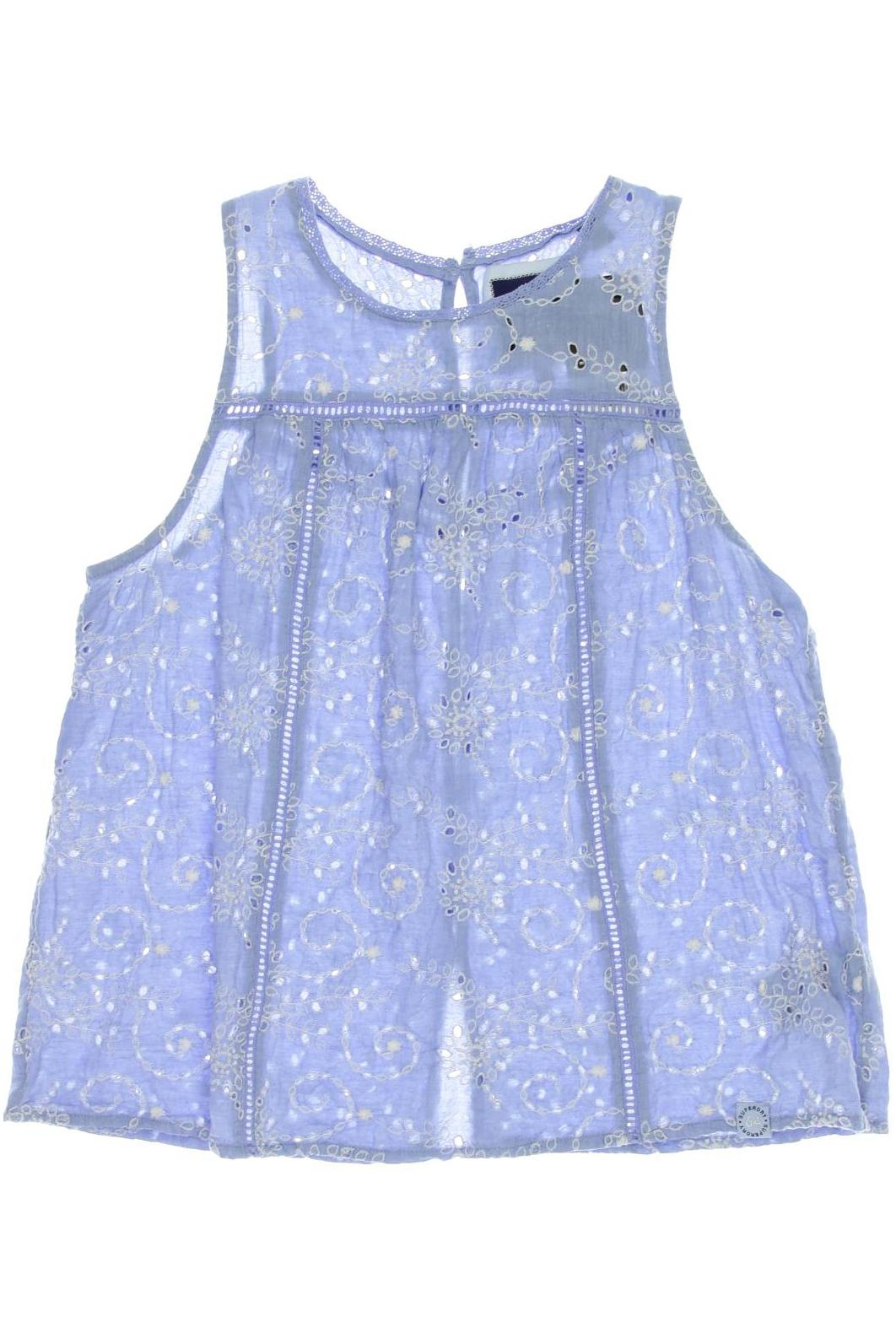 

Superdry Damen Bluse, hellblau, Gr. 40