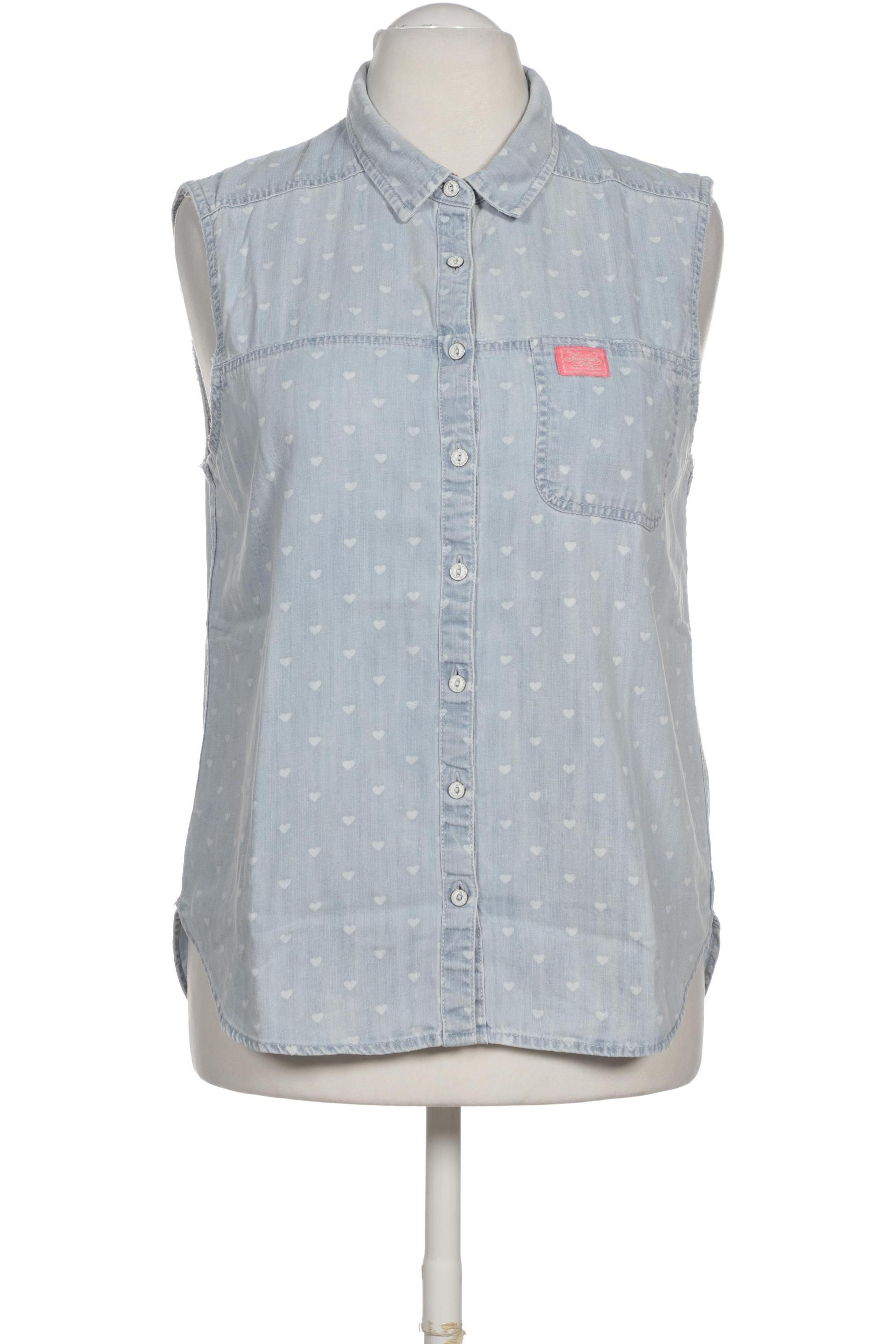 

Superdry Damen Bluse, blau, Gr.