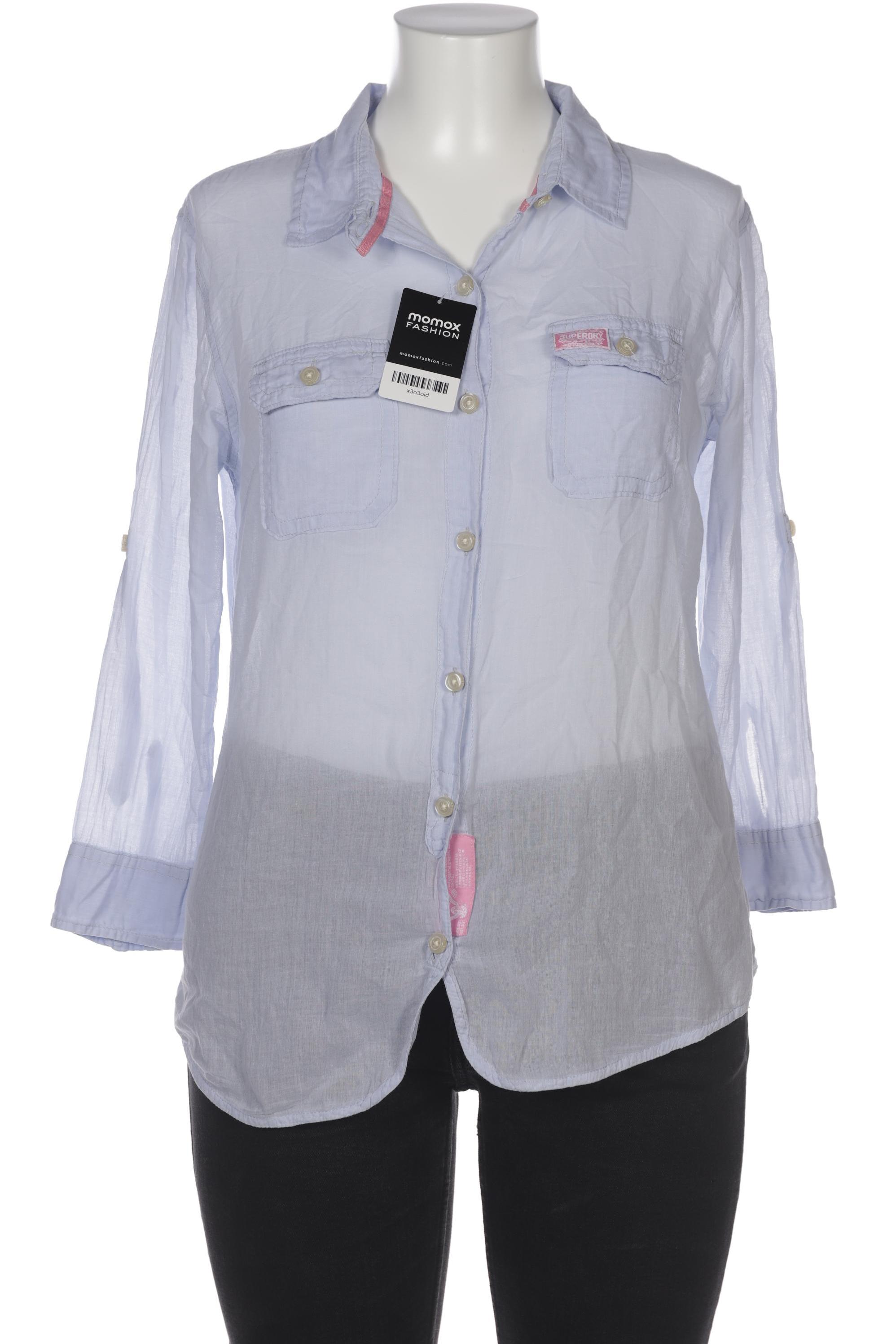 

Superdry Damen Bluse, hellblau, Gr. 44