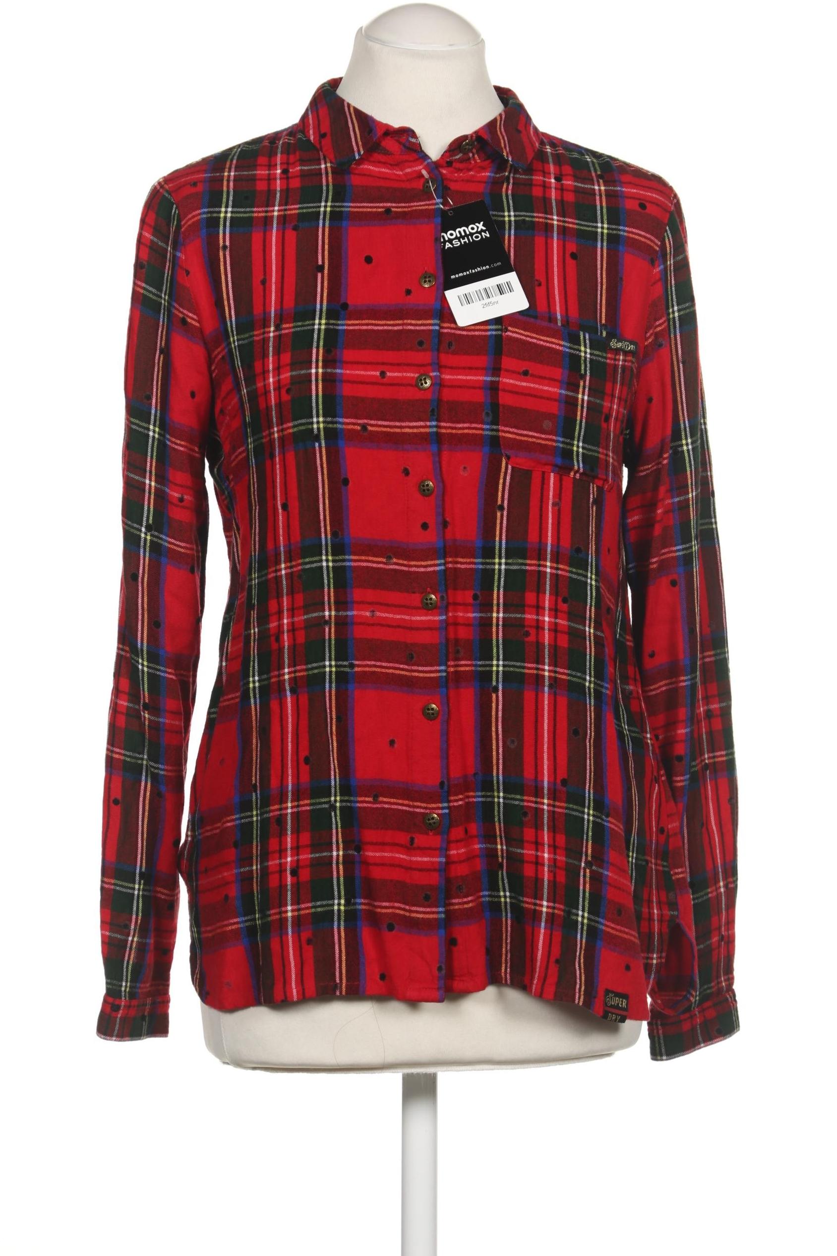 

Superdry Damen Bluse, rot, Gr. 38