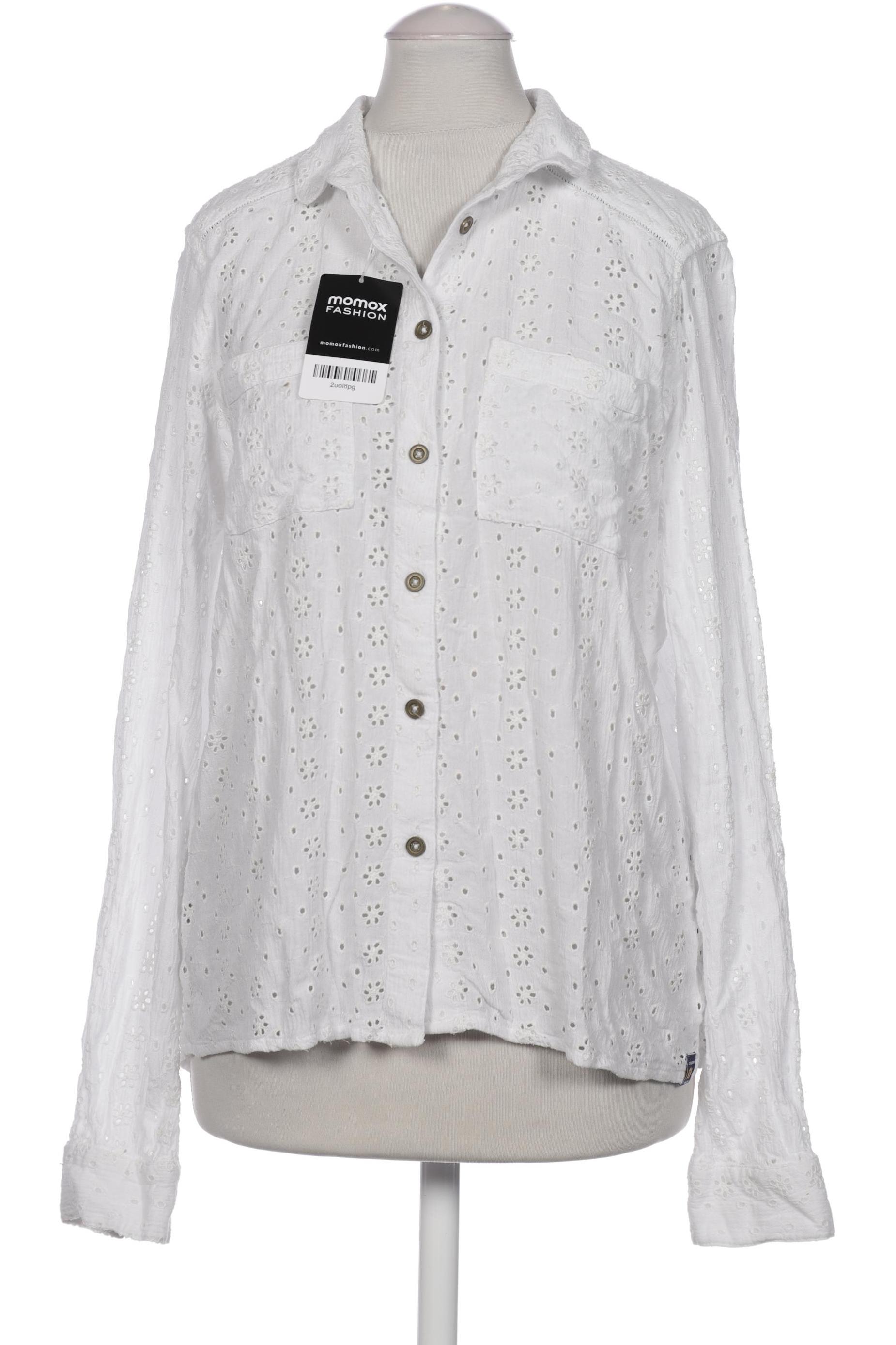 

Superdry Damen Bluse, weiß, Gr. 36