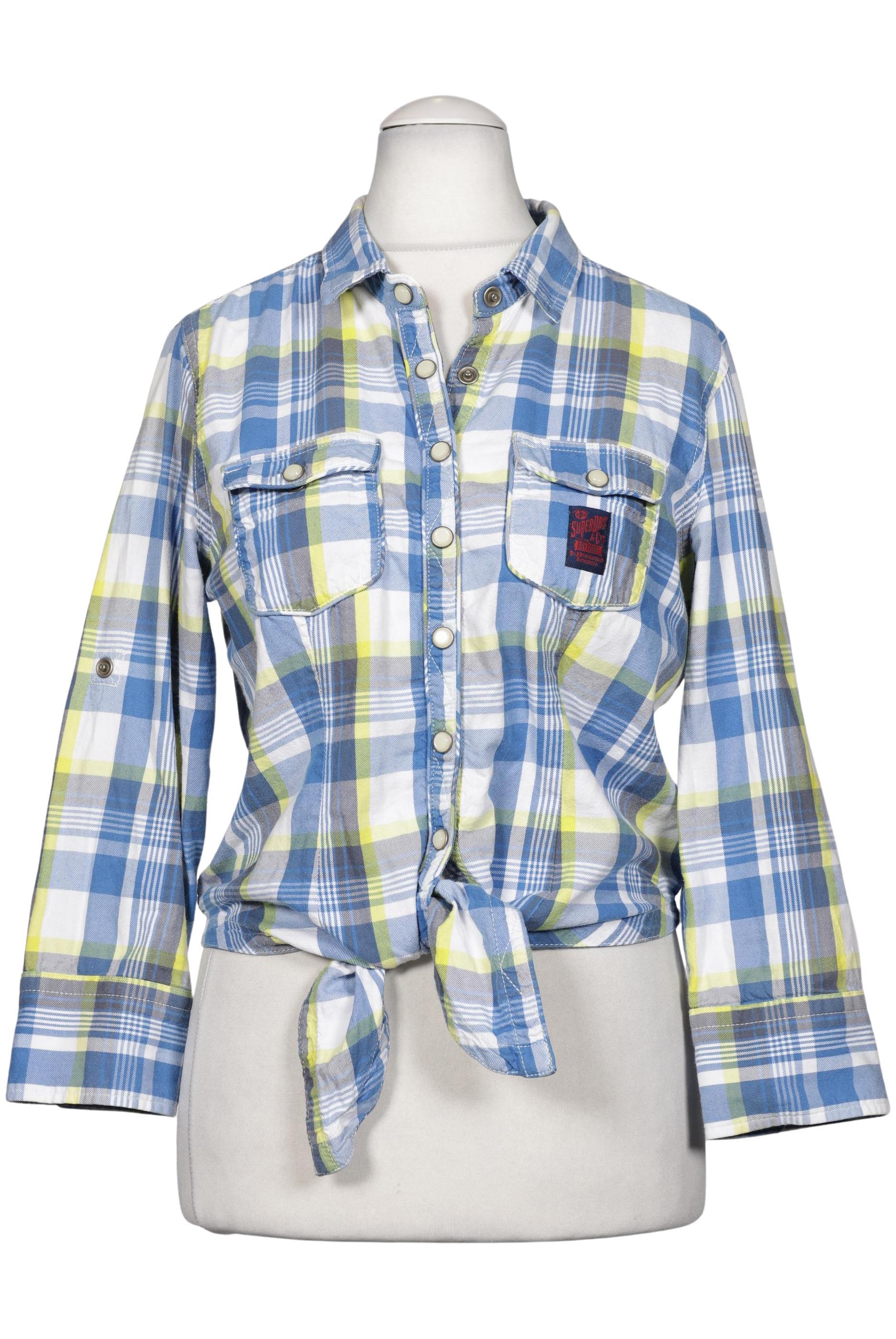 

Superdry Damen Bluse, blau, Gr. 38