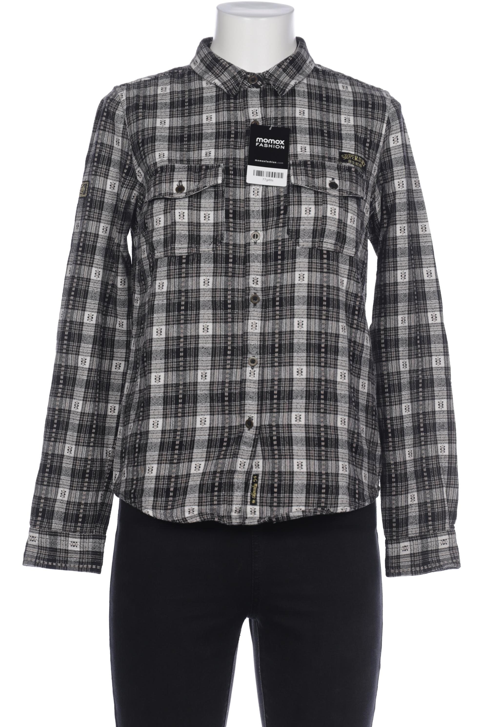 

Superdry Damen Bluse, schwarz, Gr. 38