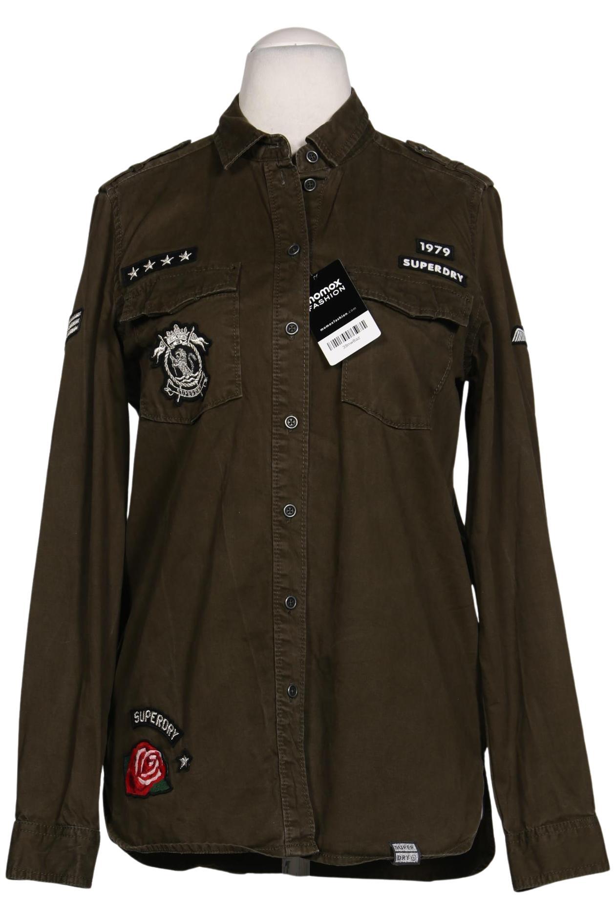 

Superdry Damen Bluse, grün, Gr. 36