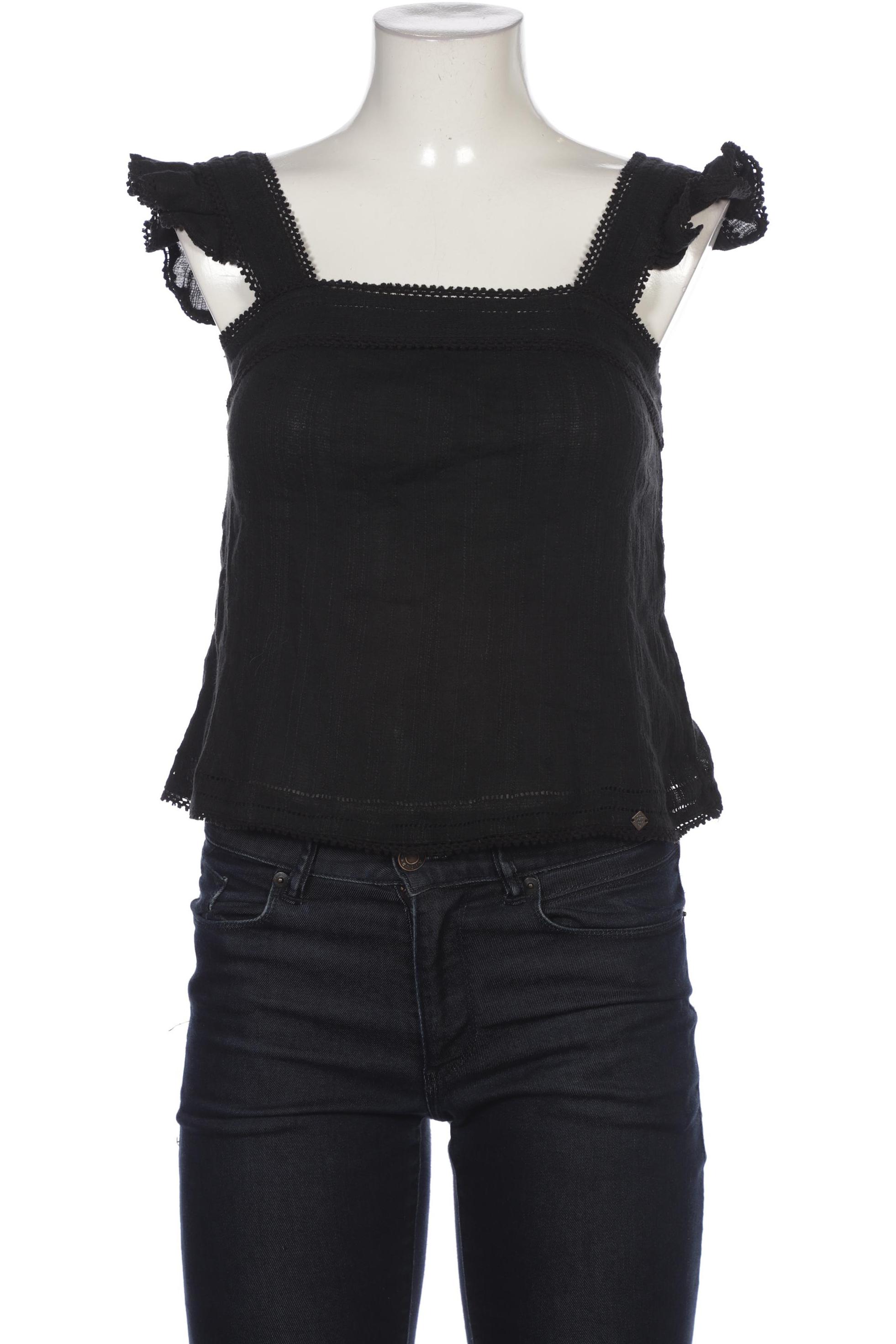 

Superdry Damen Bluse, schwarz, Gr. 38