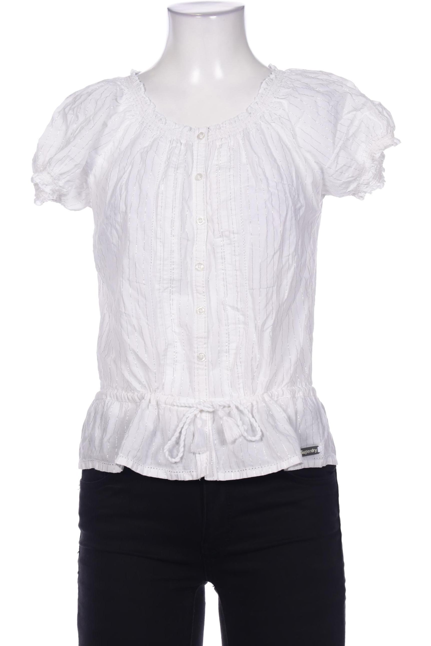 

Superdry Damen Bluse, weiß, Gr. 36