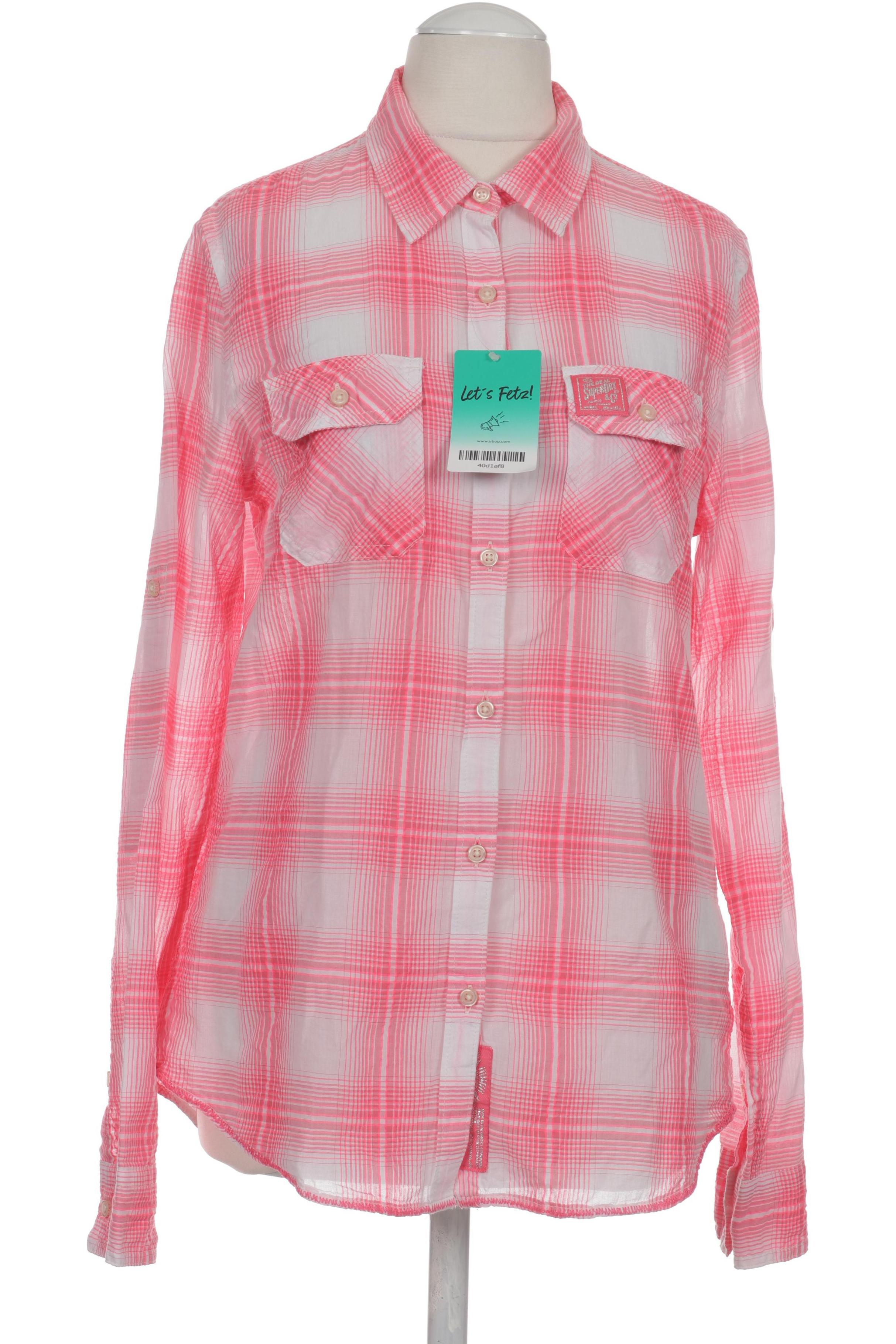 

Superdry Damen Bluse, pink, Gr.
