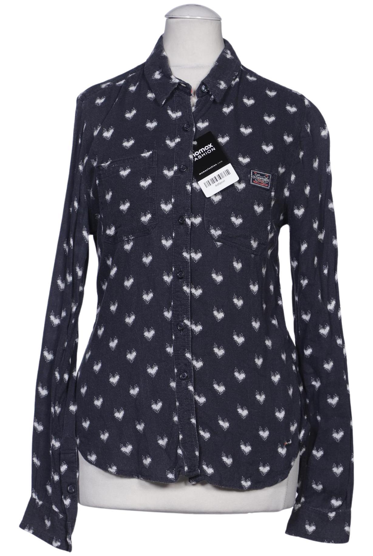 

Superdry Damen Bluse, marineblau, Gr. 34