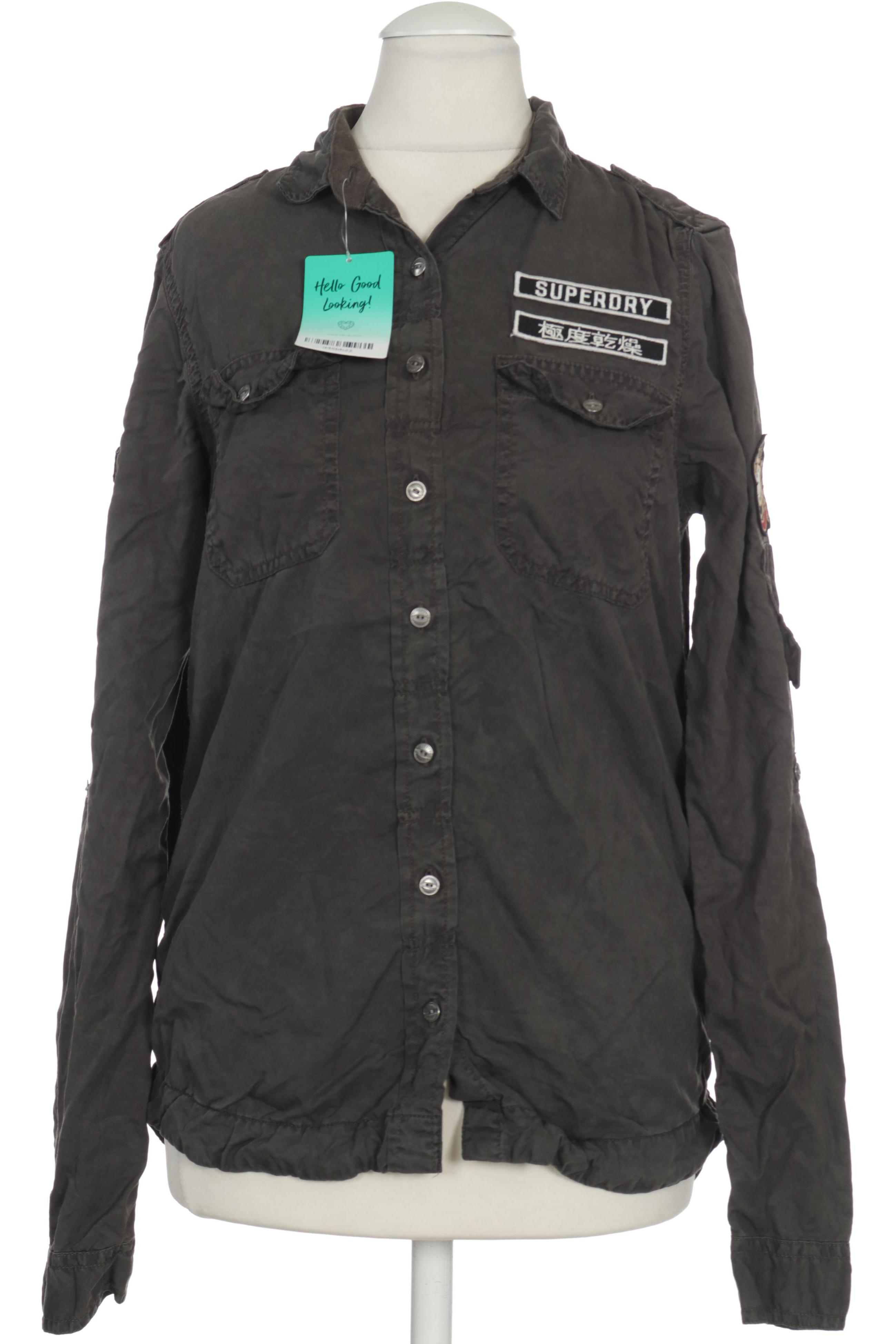 

Superdry Damen Bluse, grau, Gr. 32