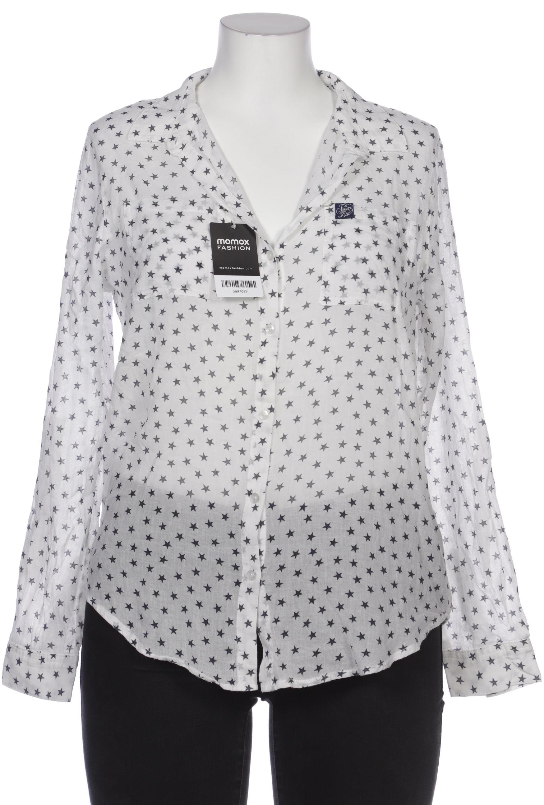 

Superdry Damen Bluse, weiß, Gr. 44