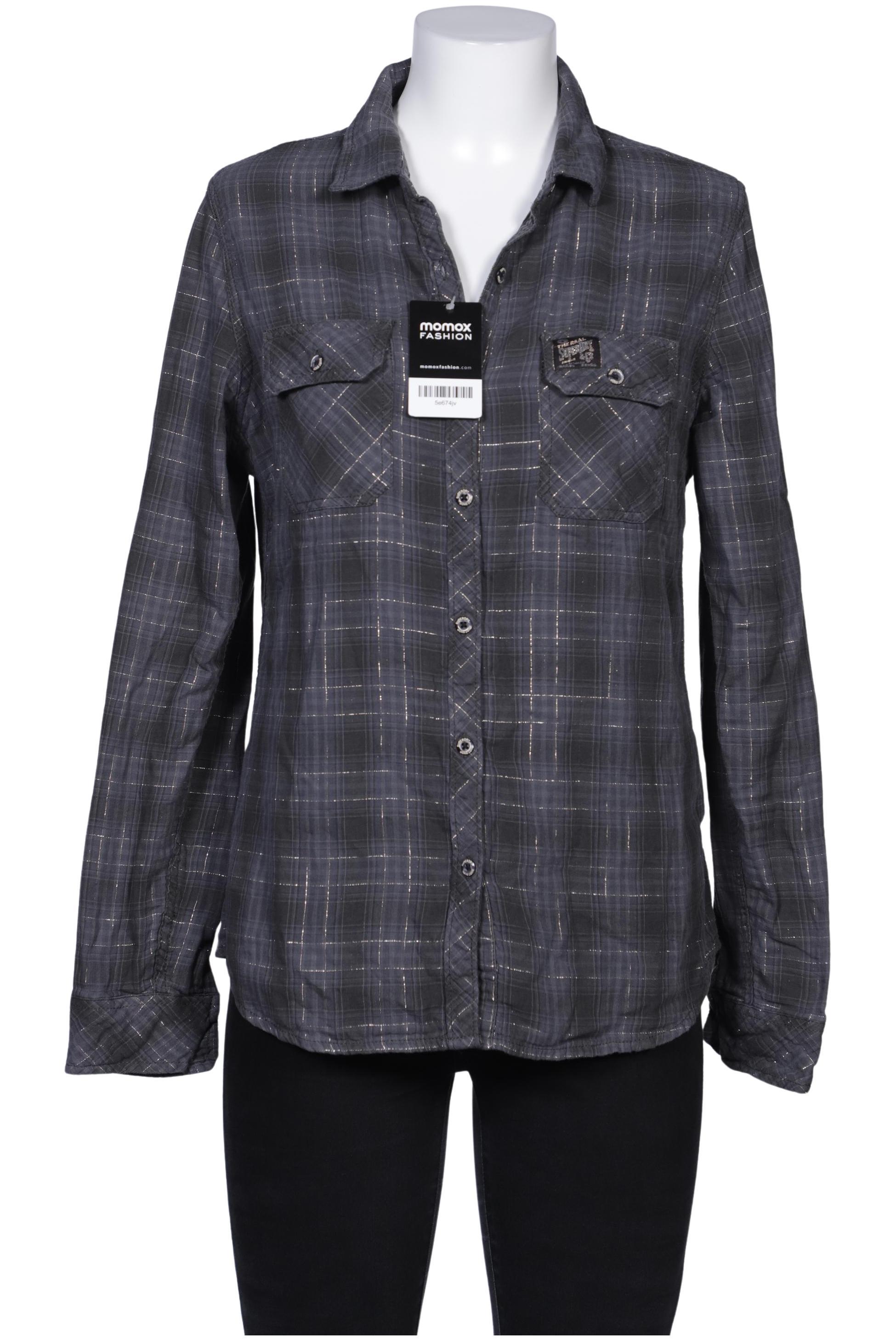 

Superdry Damen Bluse, grau, Gr. 42