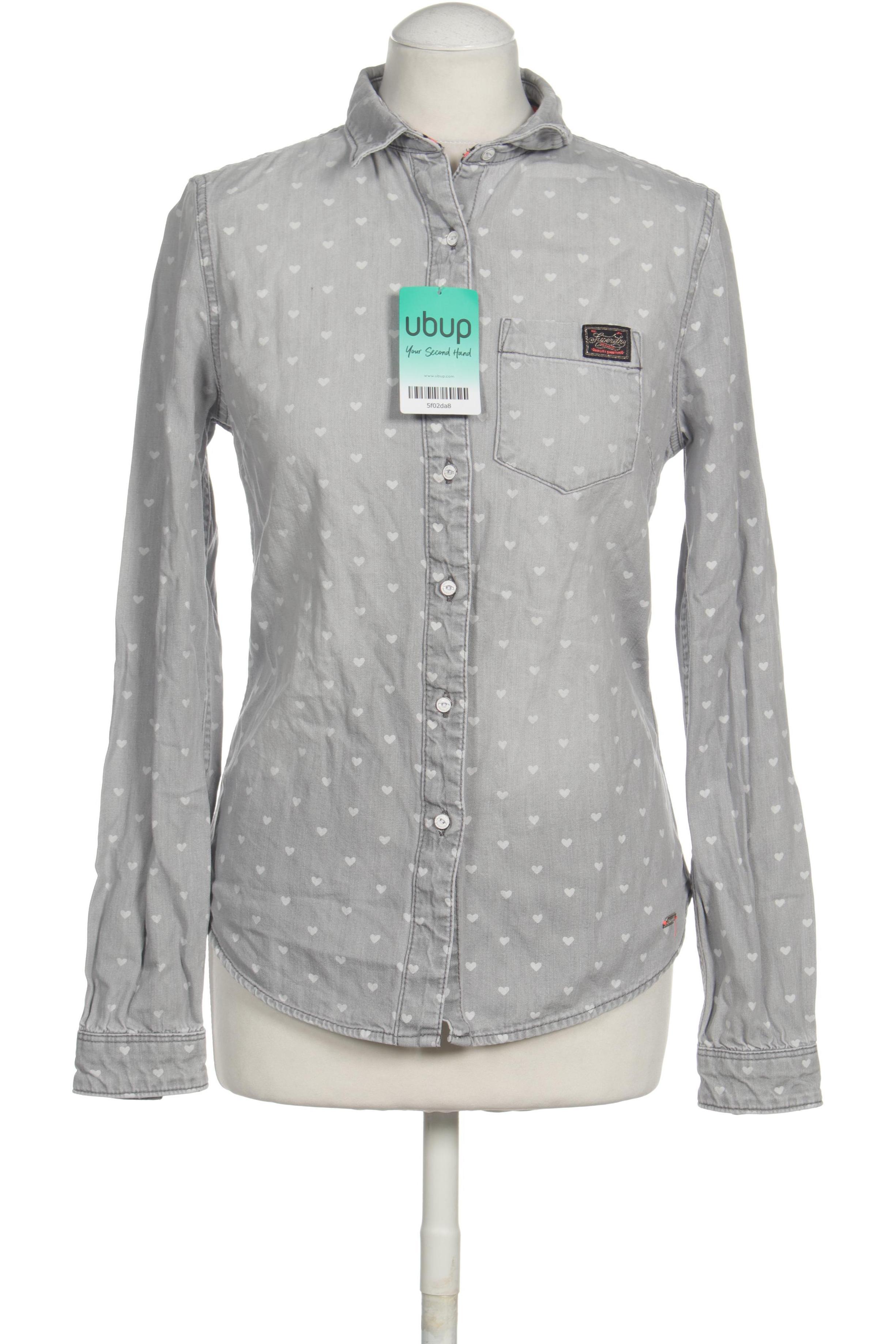 

Superdry Damen Bluse, grau, Gr.