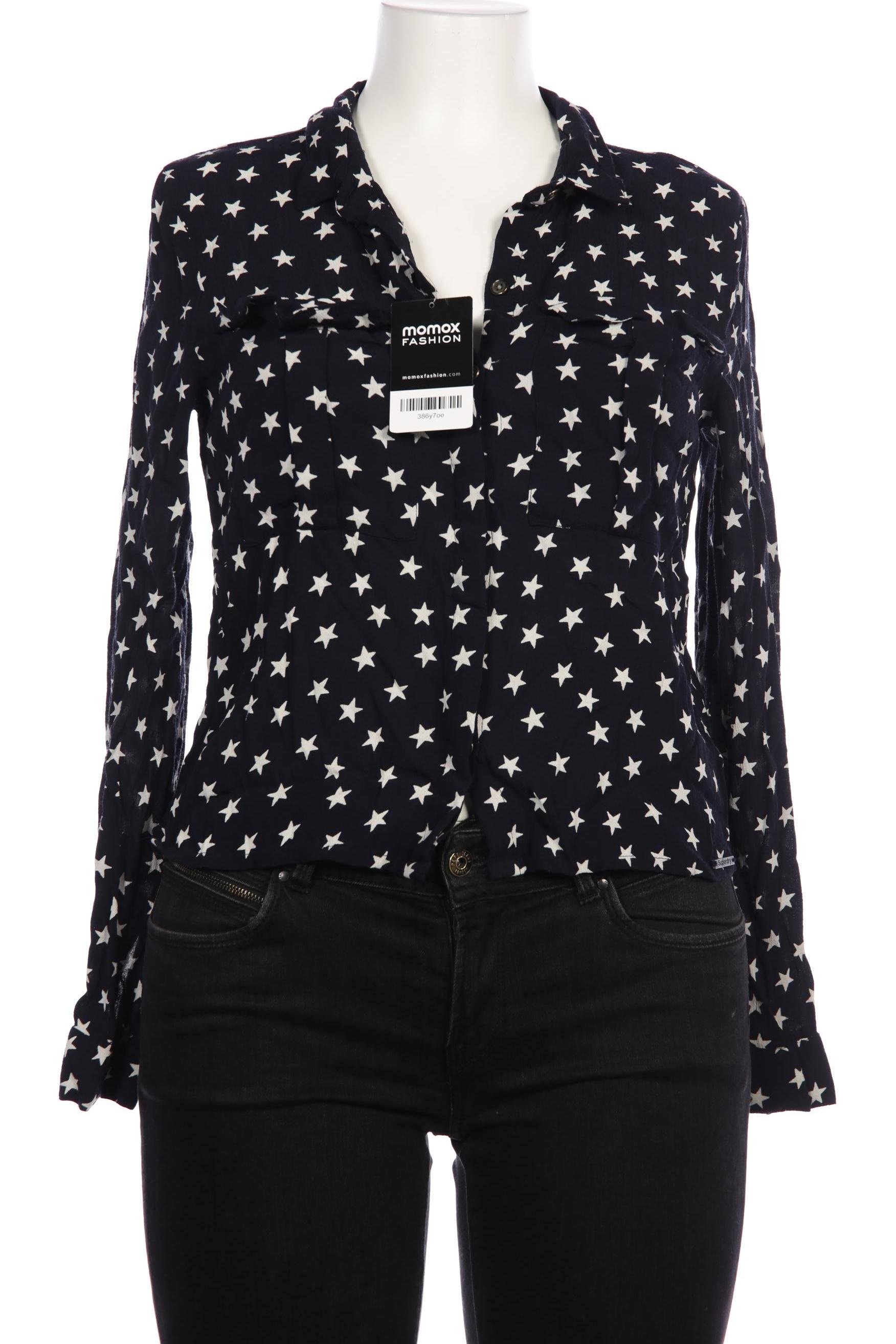 

Superdry Damen Bluse, marineblau, Gr. 44