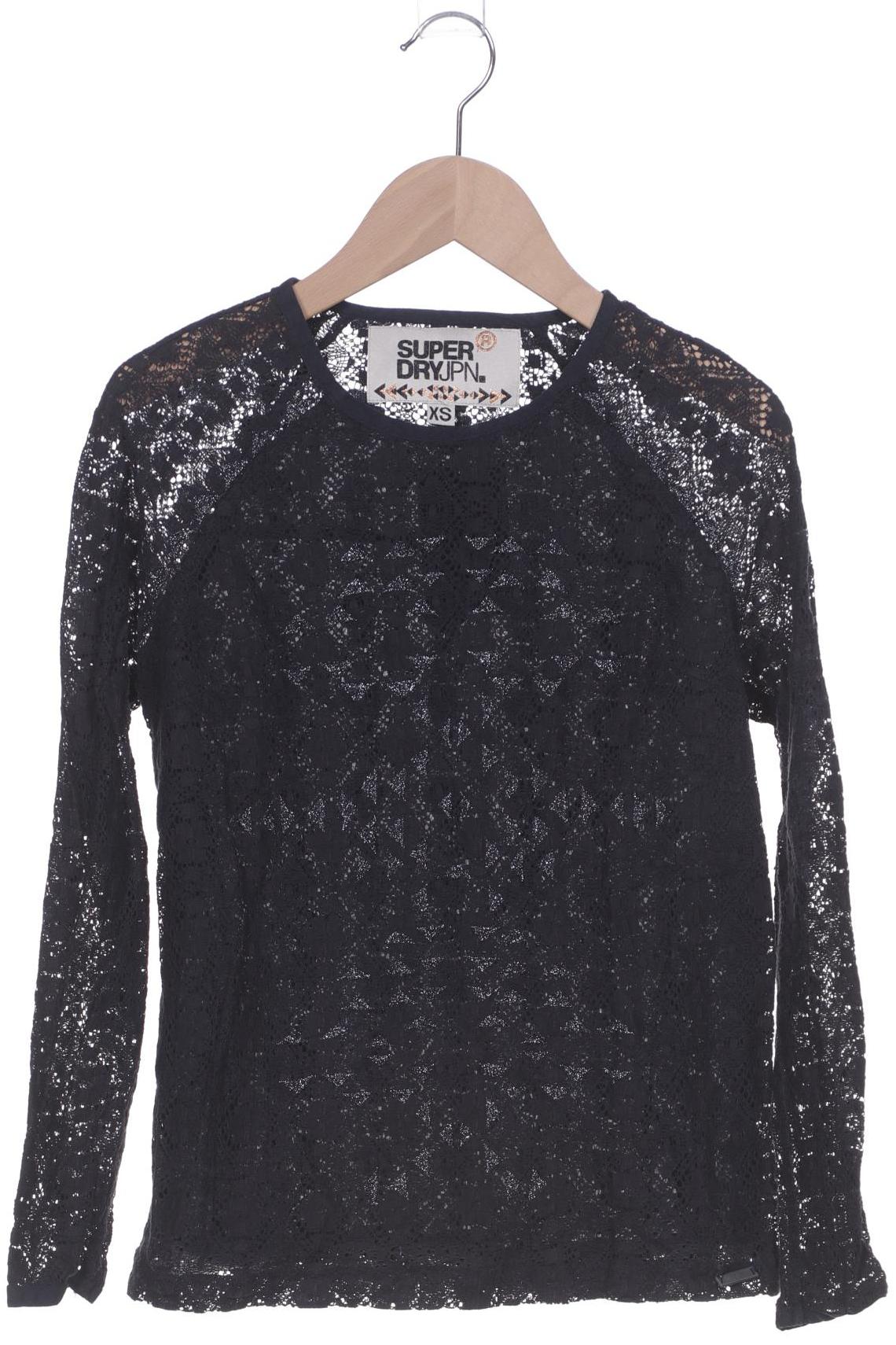 

Superdry Damen Bluse, marineblau, Gr. 34