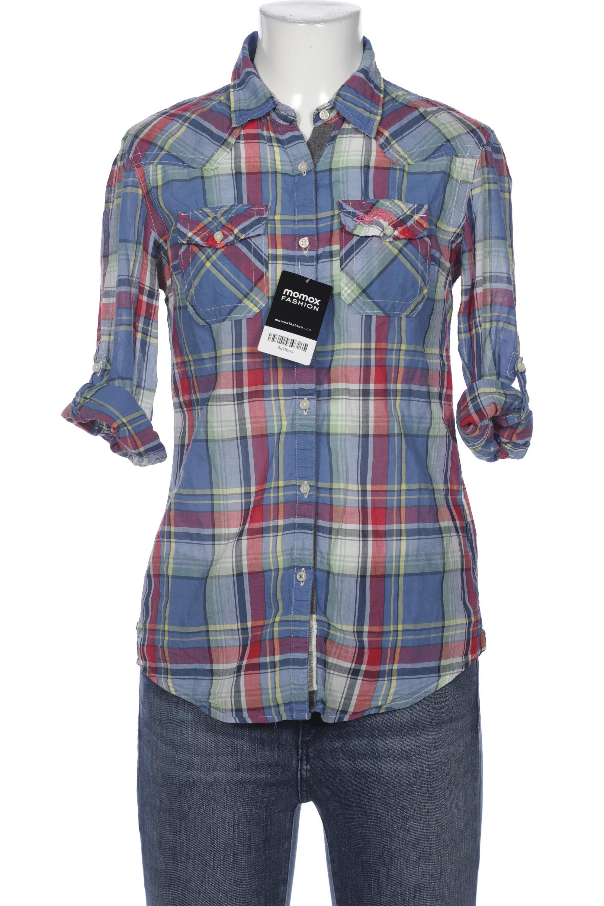 

Superdry Damen Bluse, blau