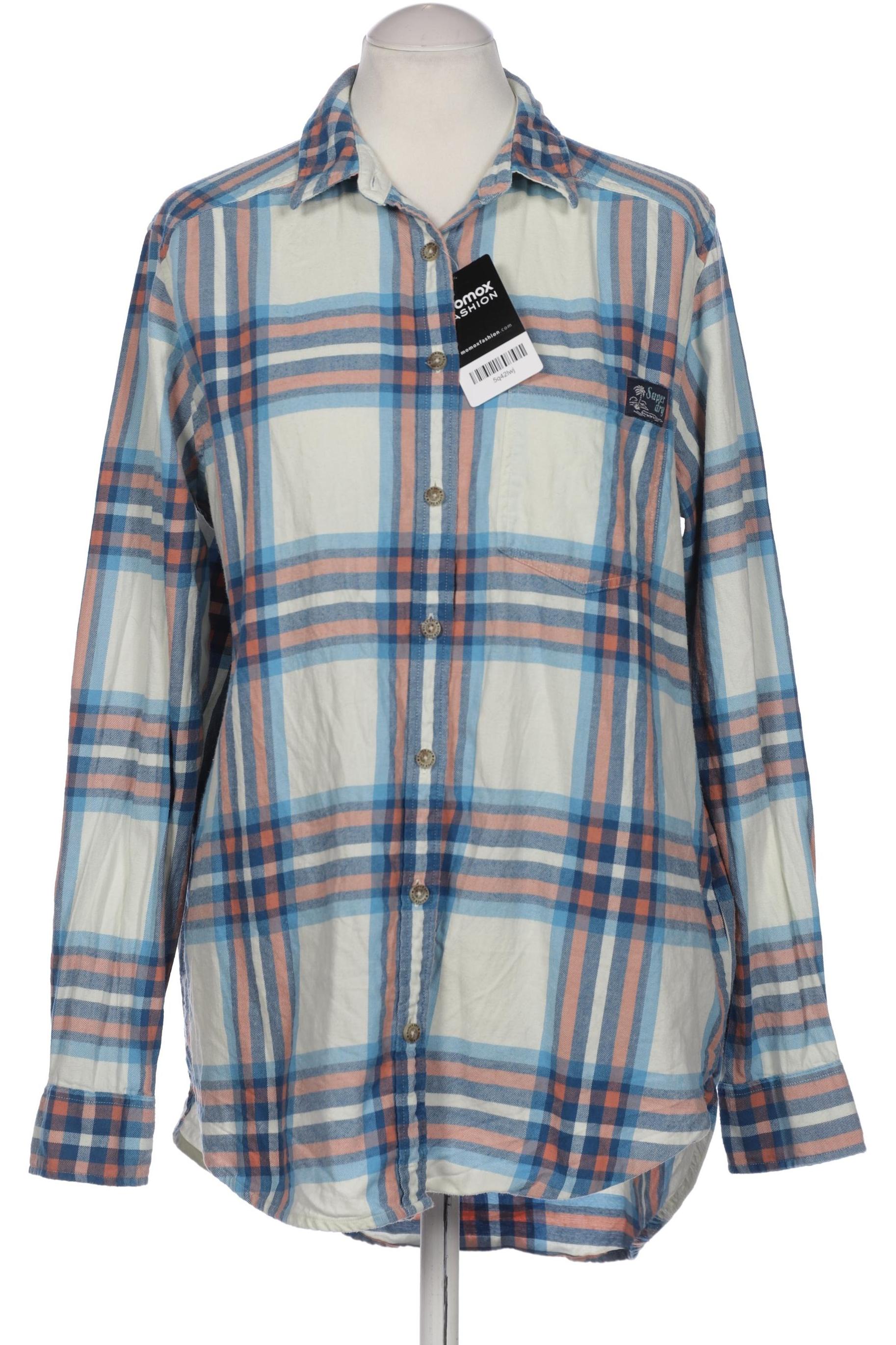 

Superdry Damen Bluse, blau, Gr. 38