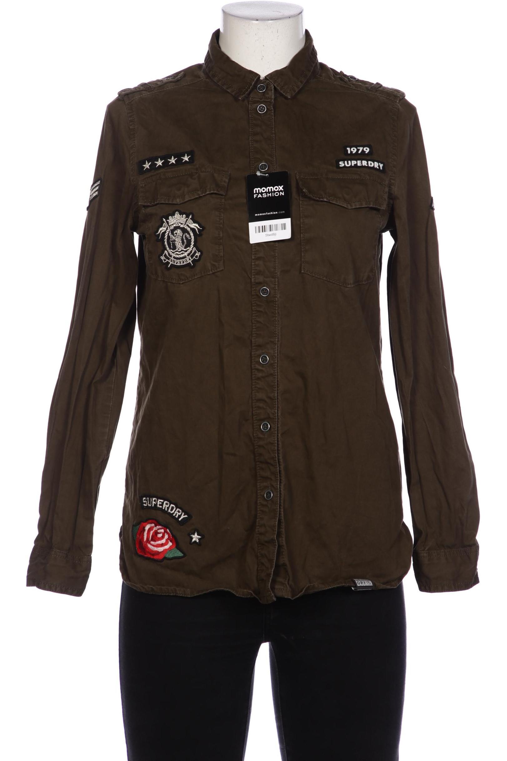 

Superdry Damen Bluse, grün, Gr. 38