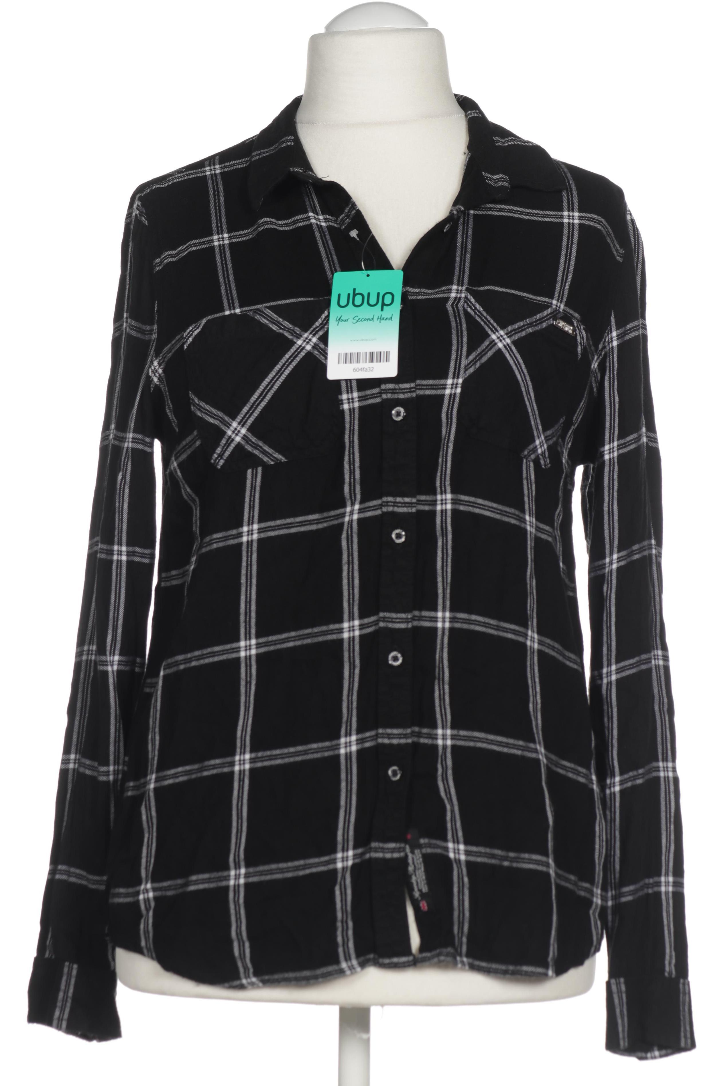 

Superdry Damen Bluse, schwarz, Gr.