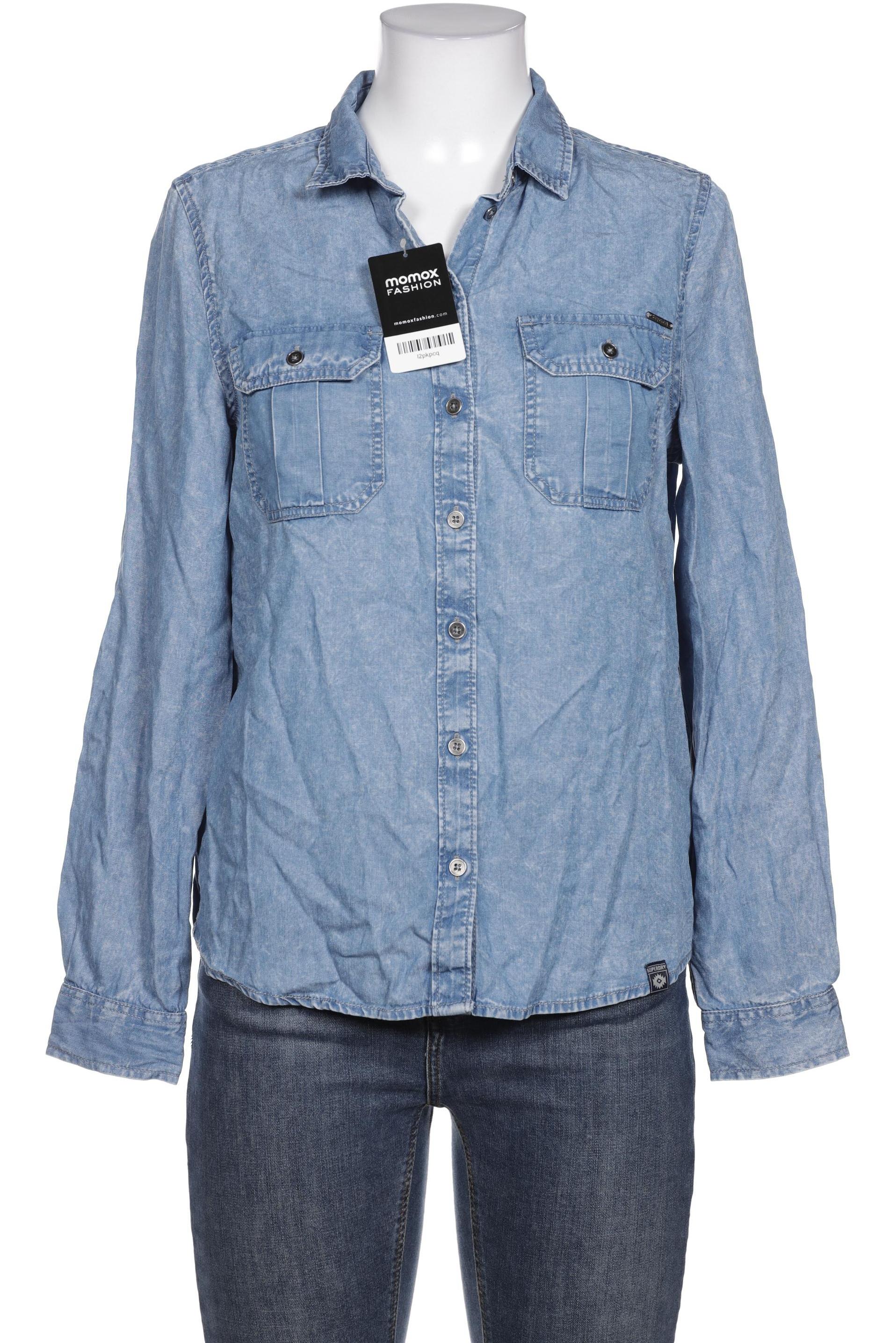 

Superdry Damen Bluse, blau