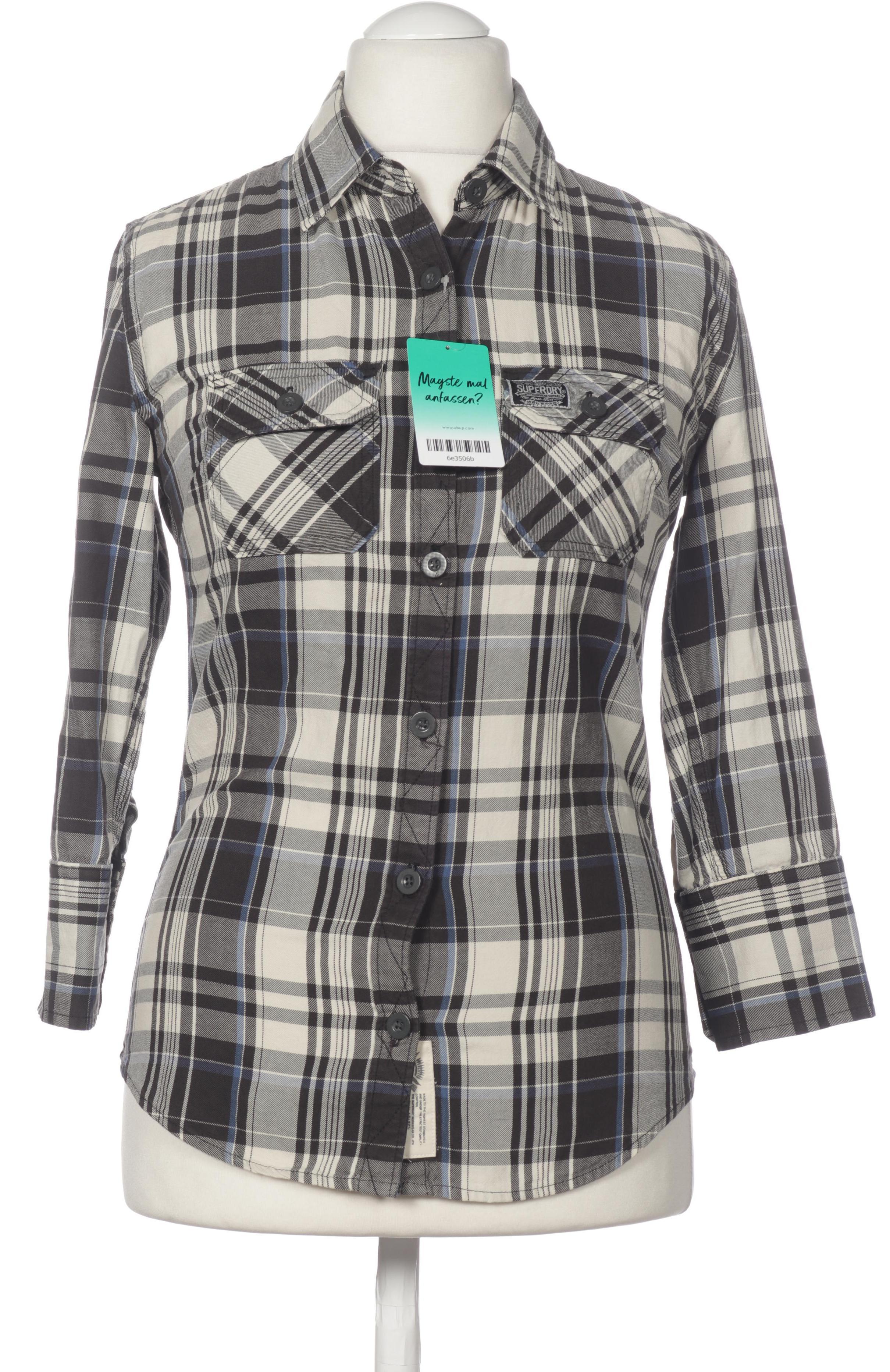 

Superdry Damen Bluse, schwarz, Gr.