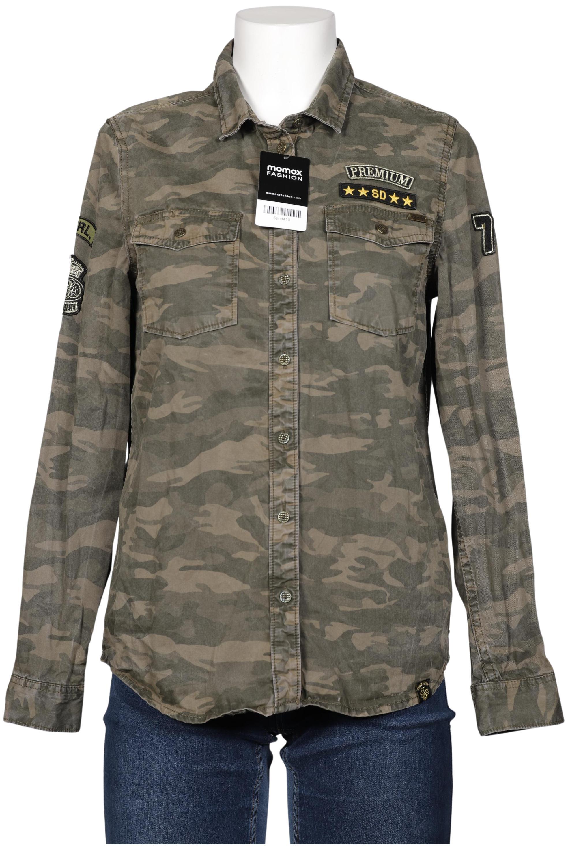 

Superdry Damen Bluse, grün, Gr. 40