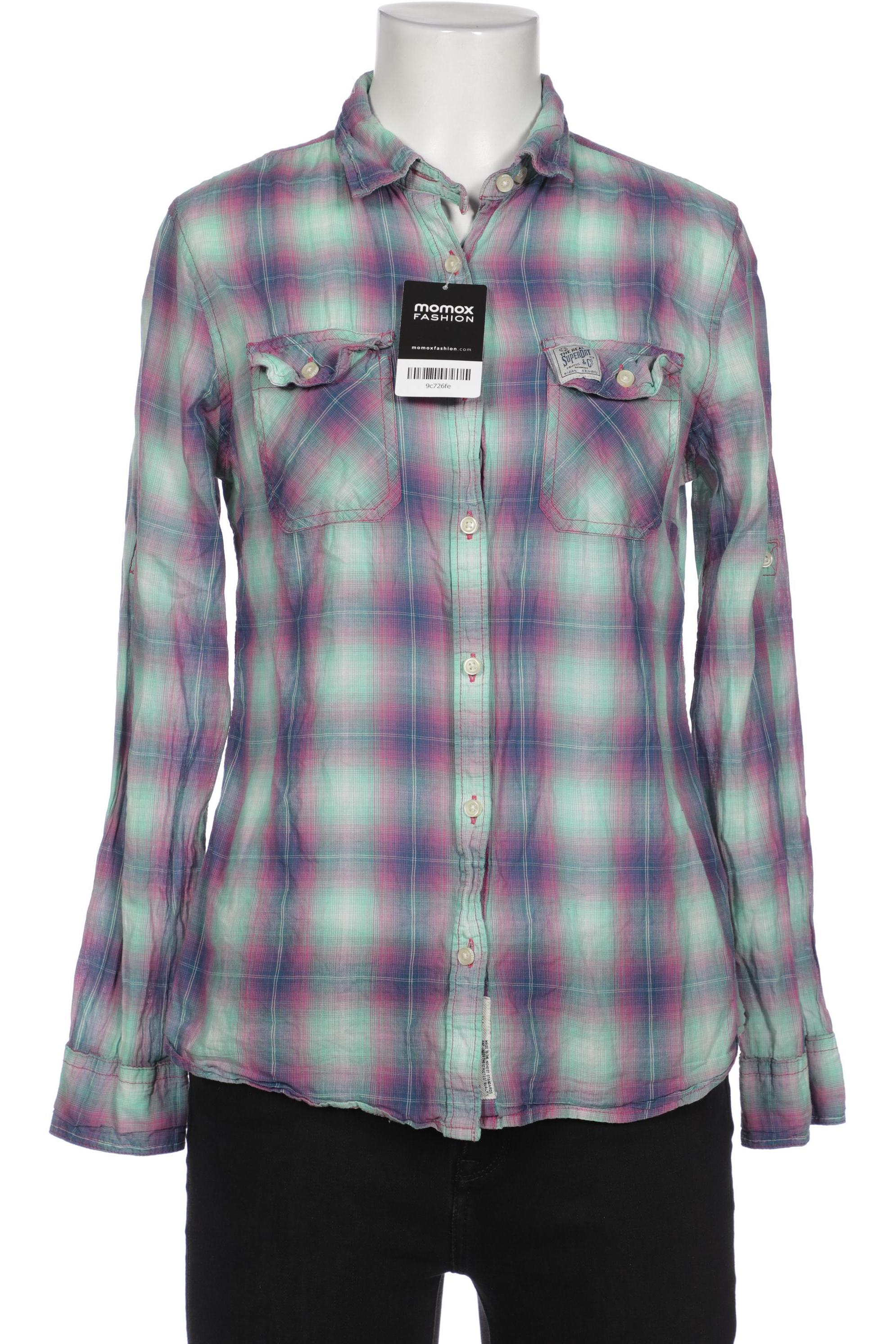 

Superdry Damen Bluse, türkis, Gr. 38