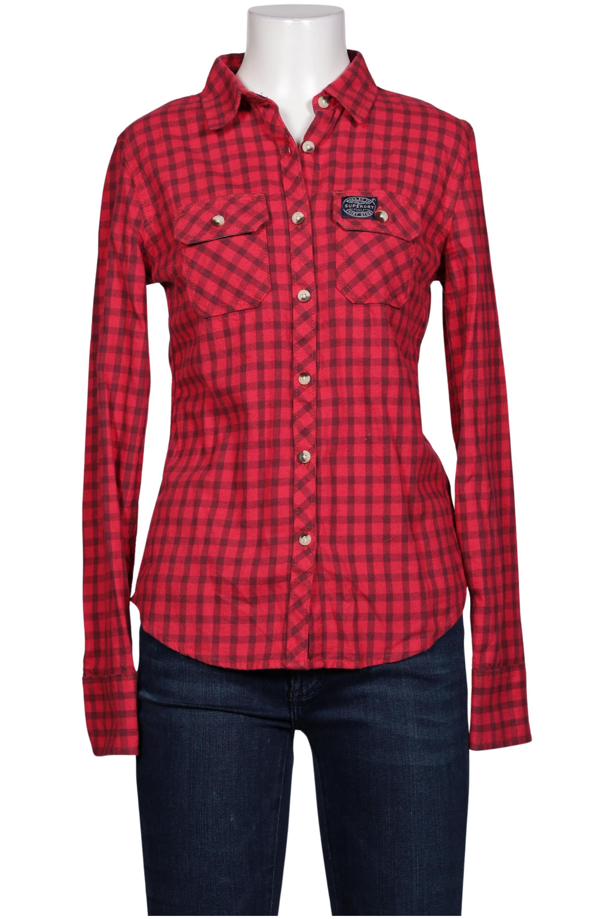 

Superdry Damen Bluse, rot, Gr. 36