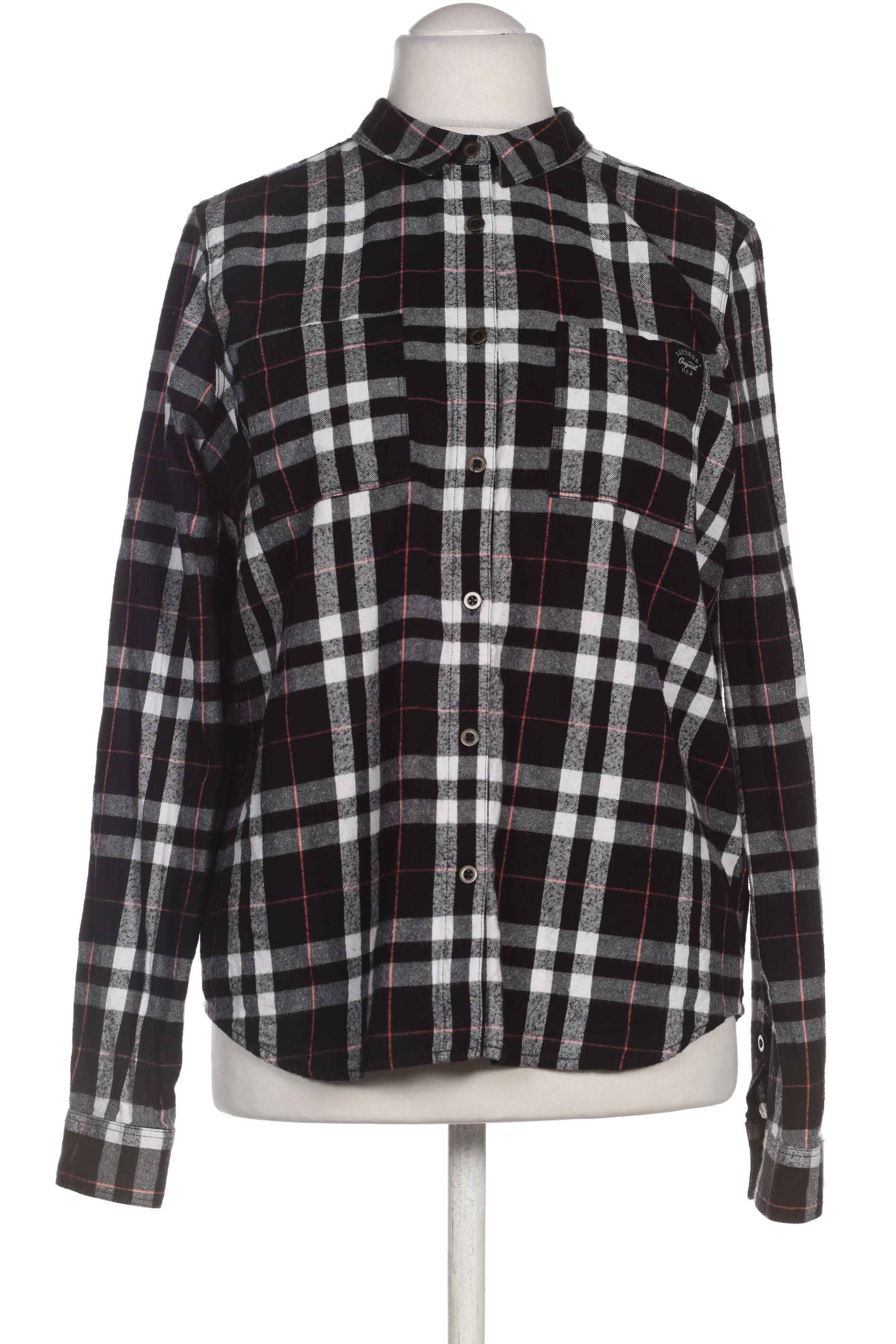 

Superdry Damen Bluse, schwarz, Gr.