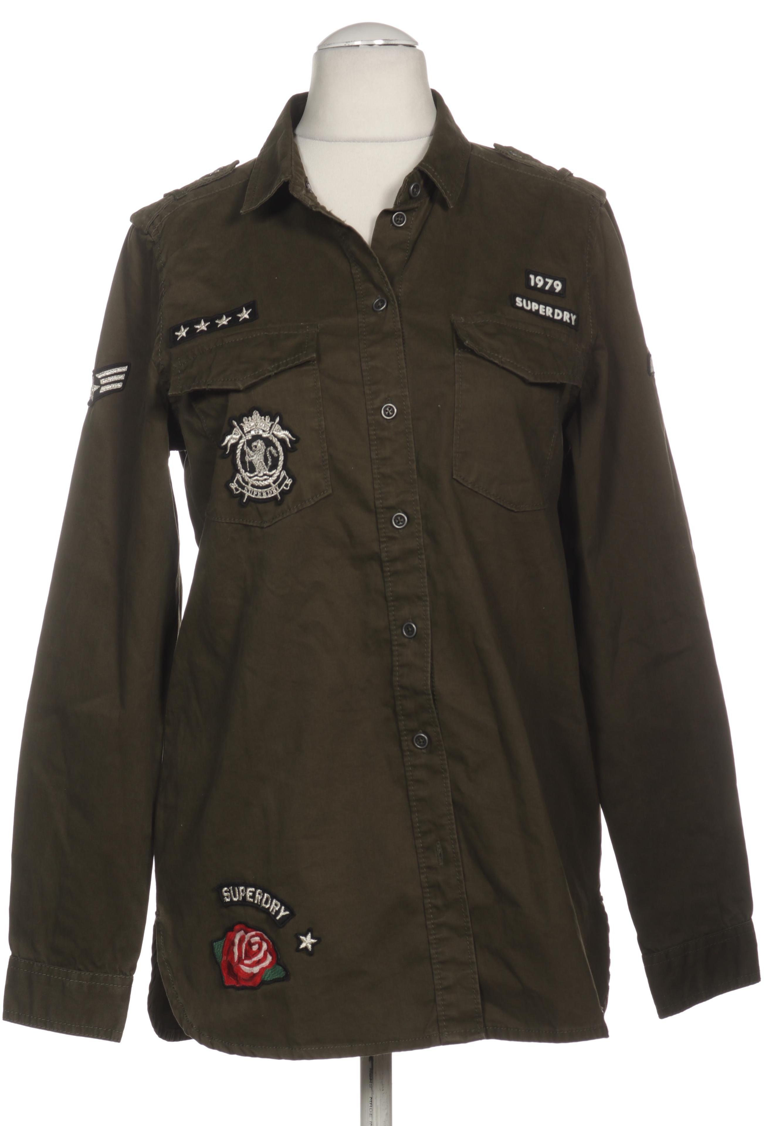 

Superdry Damen Bluse, grün, Gr.