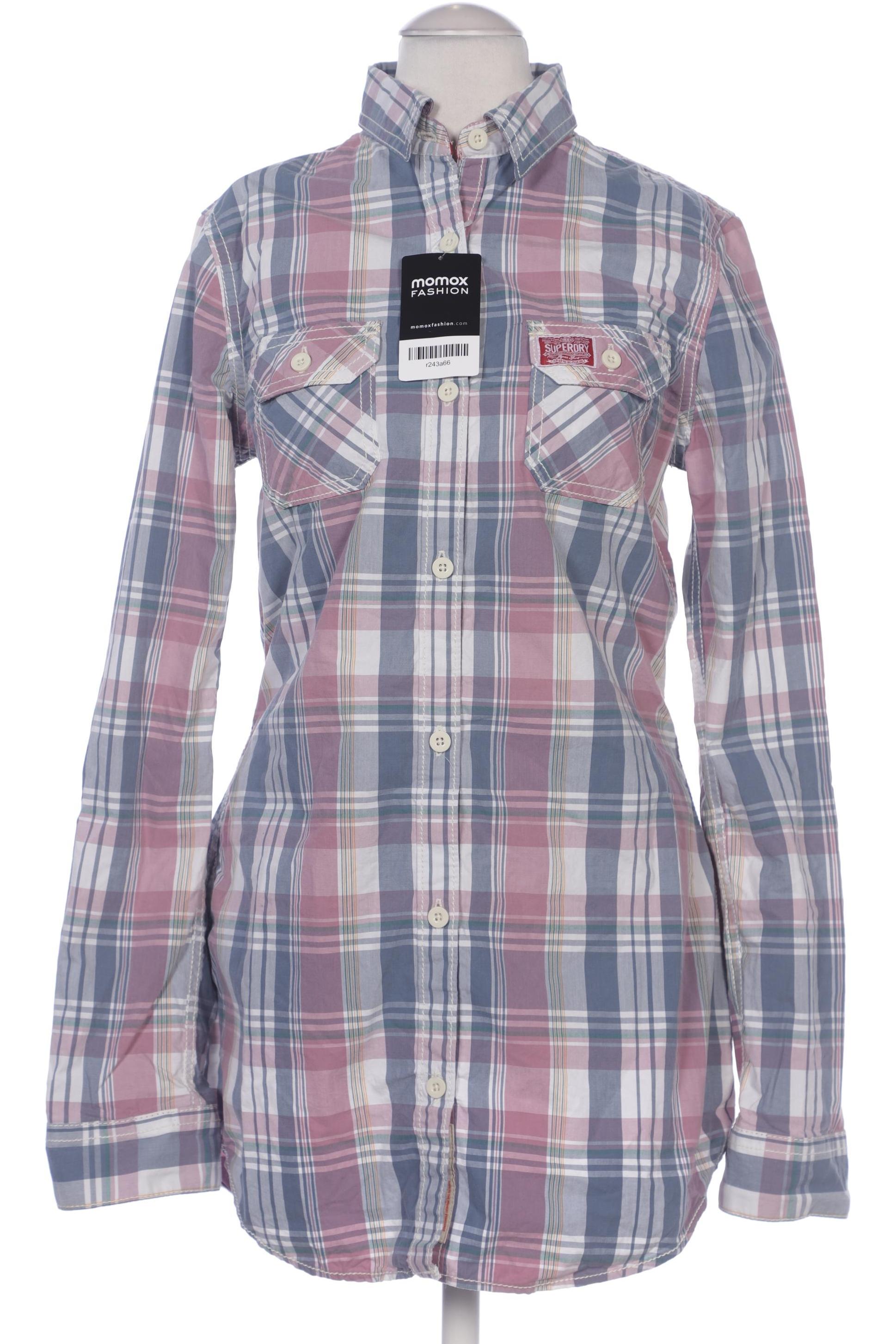

Superdry Damen Bluse, blau, Gr. 36