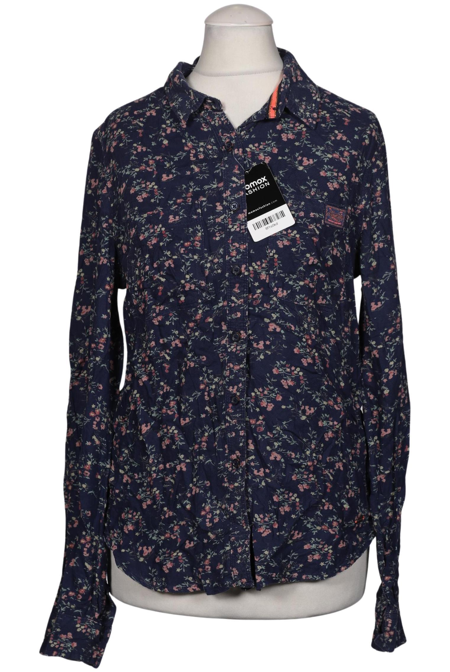 

Superdry Damen Bluse, marineblau, Gr. 36