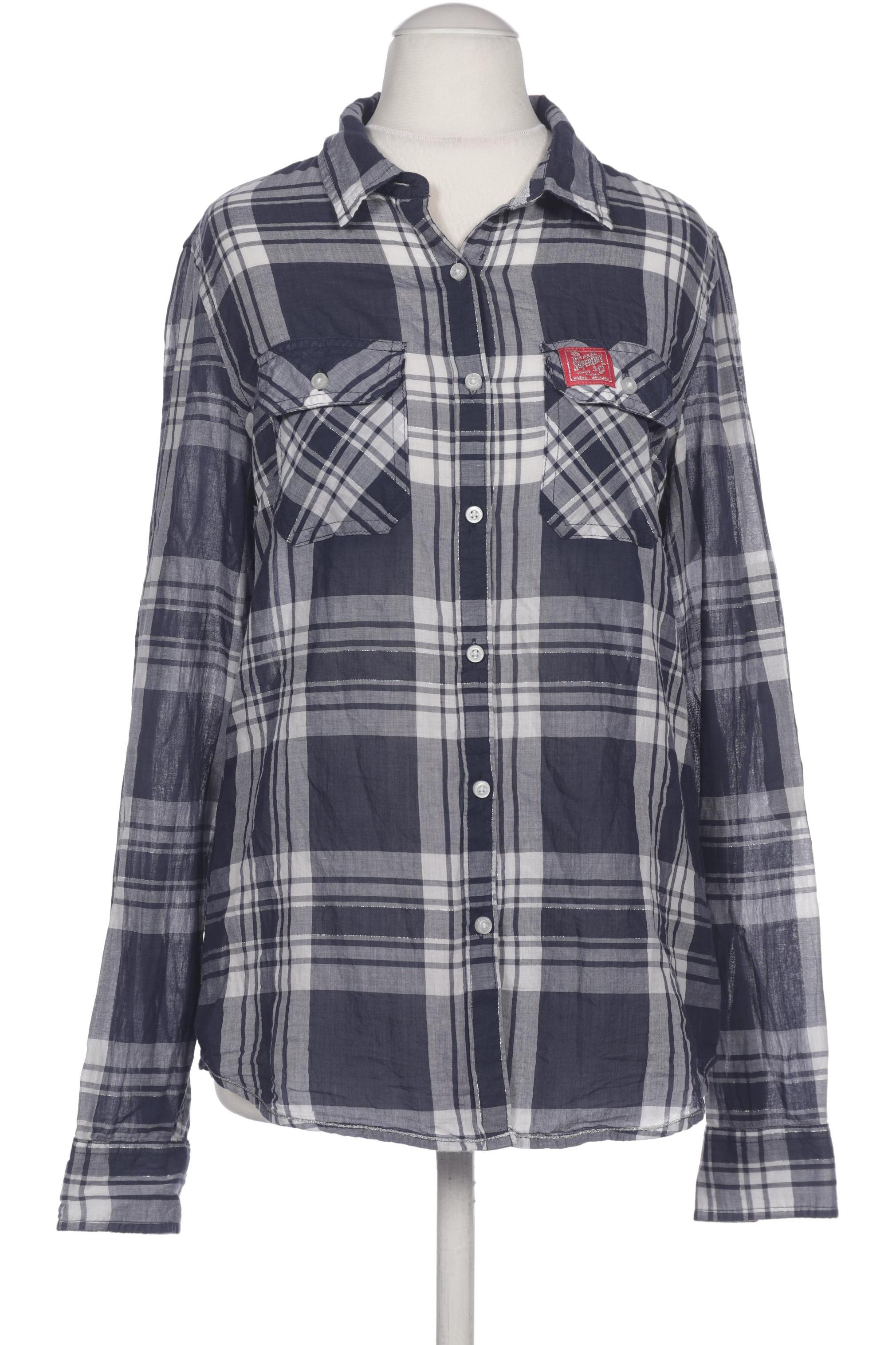 

Superdry Damen Bluse, marineblau, Gr. 36