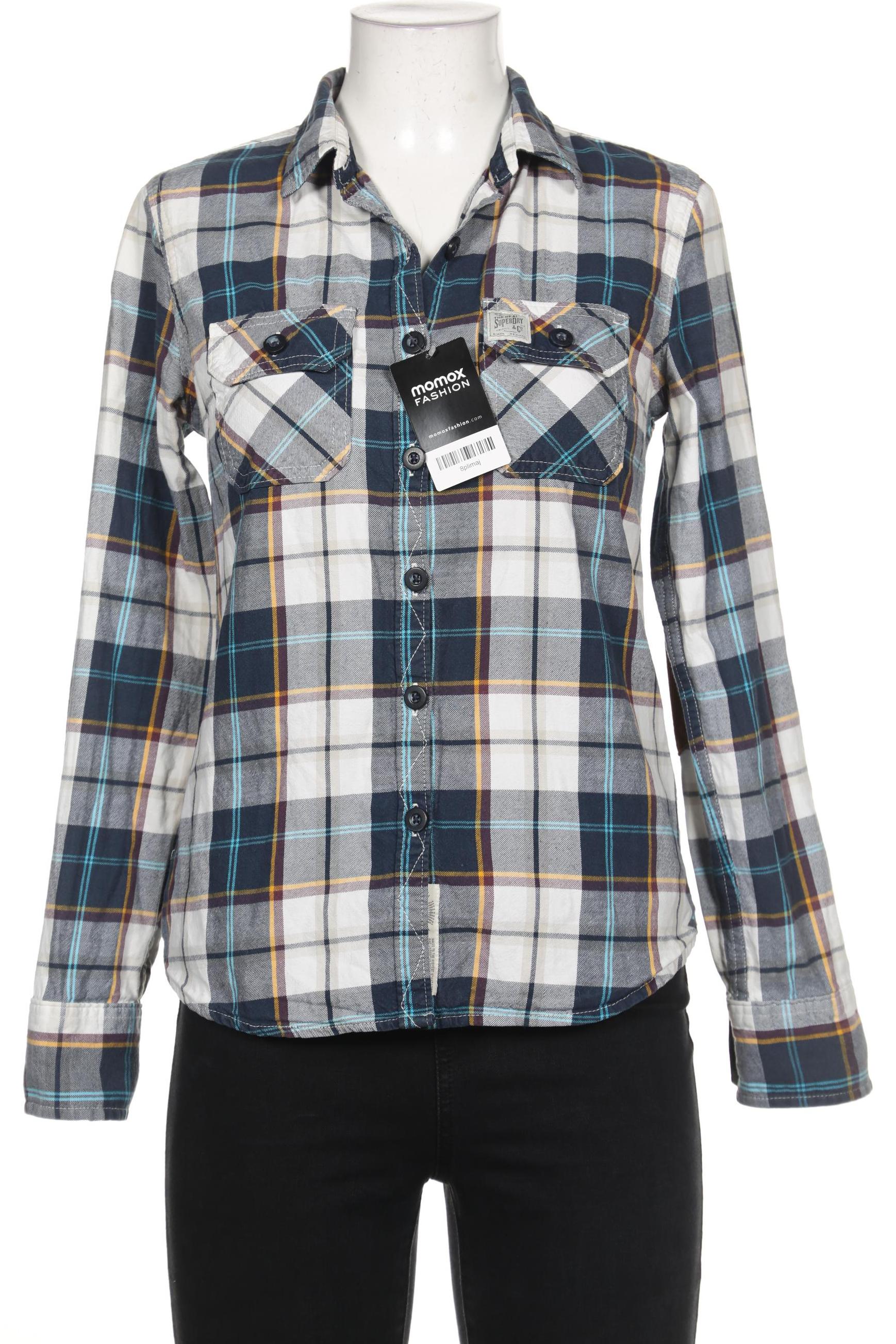 

Superdry Damen Bluse, blau