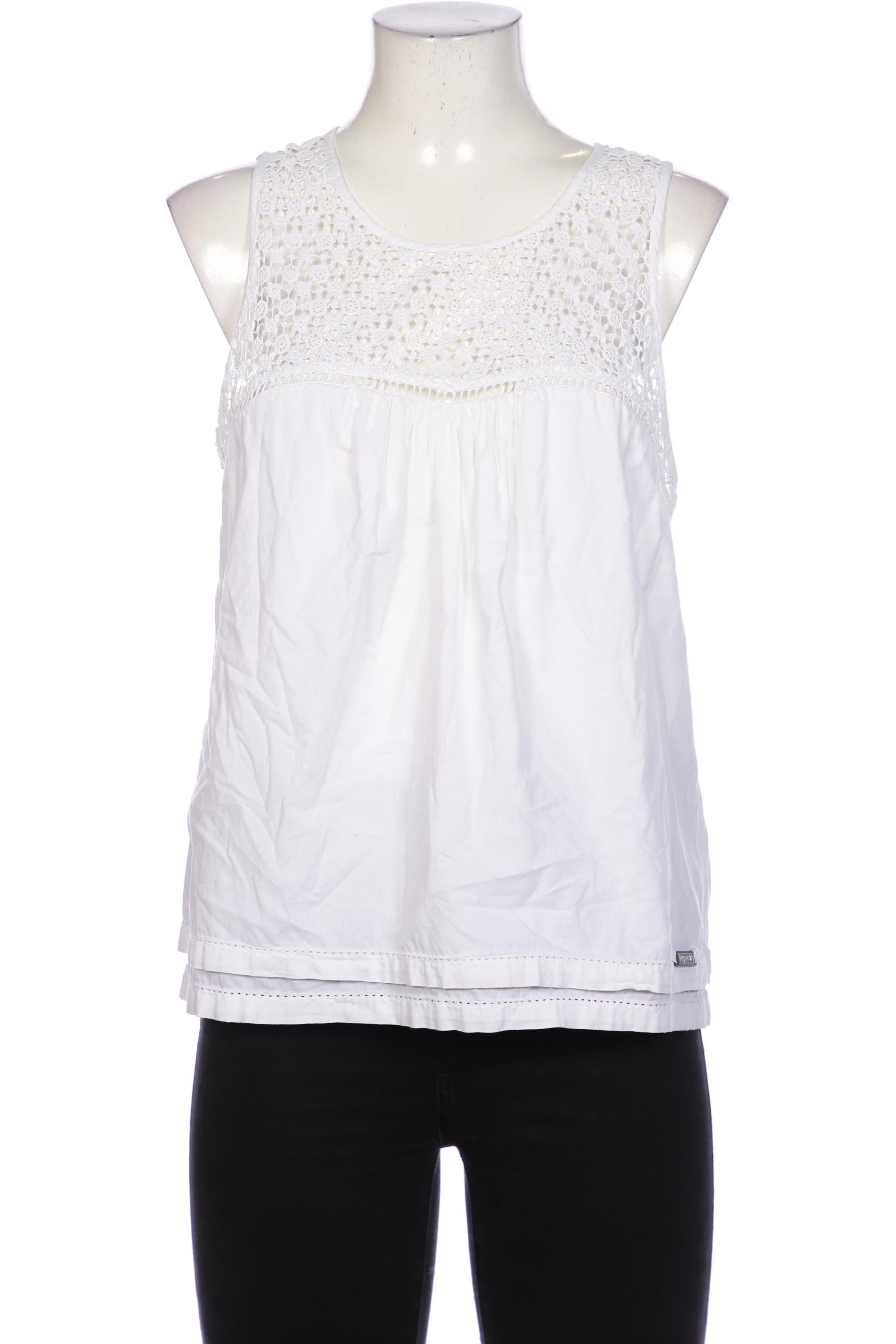 

Superdry Damen Bluse, weiß, Gr. 42