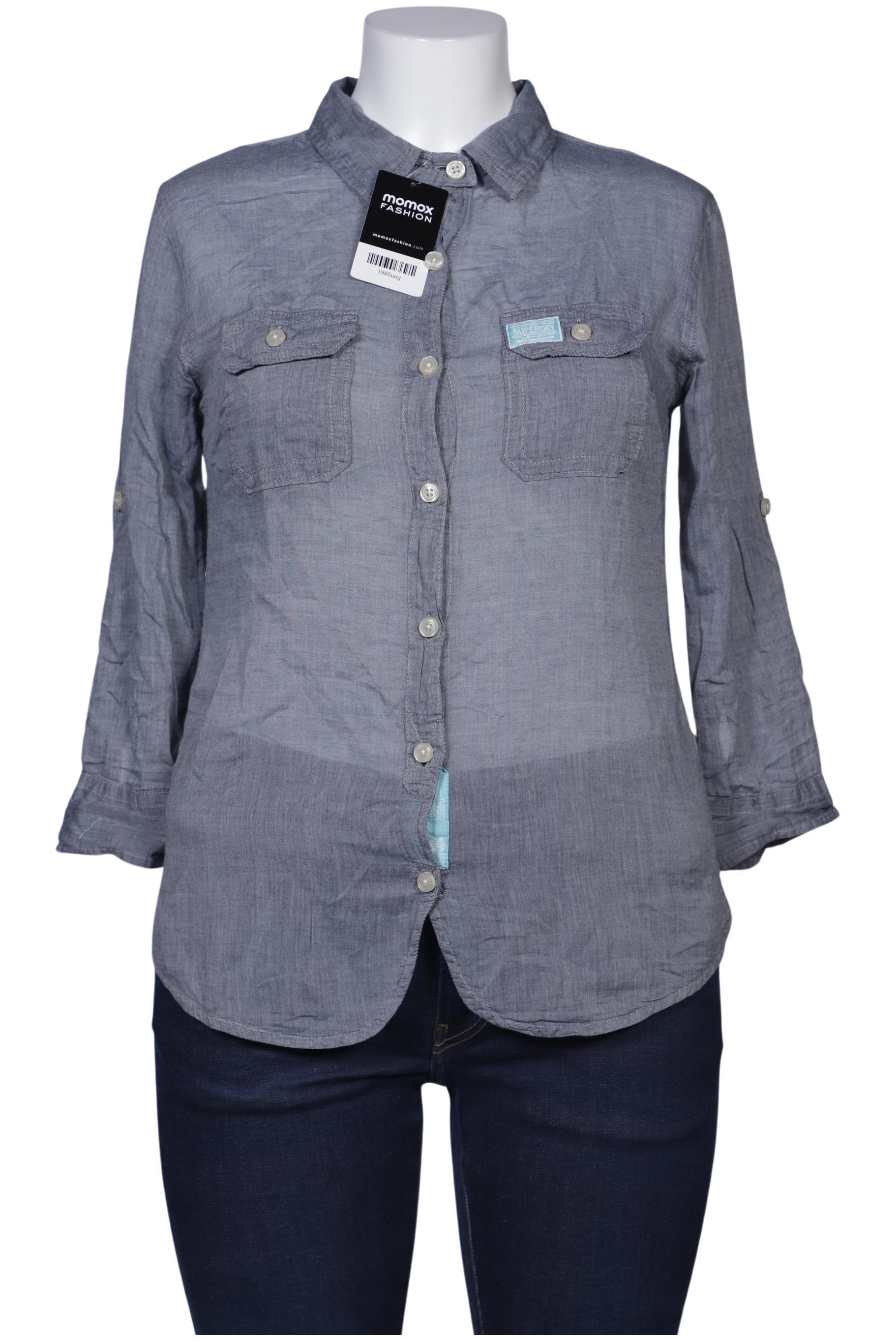 

Superdry Damen Bluse, grau, Gr. 42