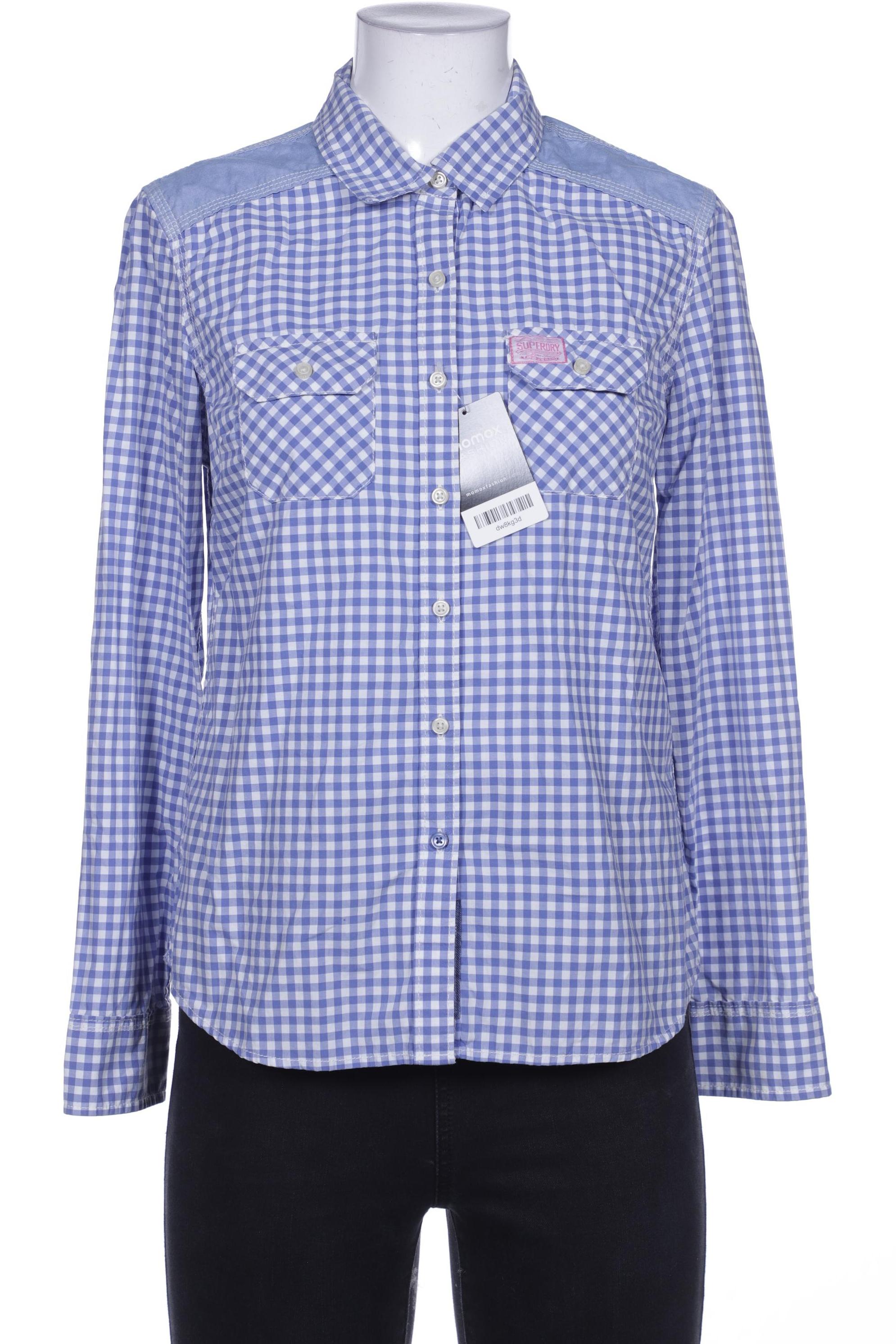 

Superdry Damen Bluse, blau, Gr. 38