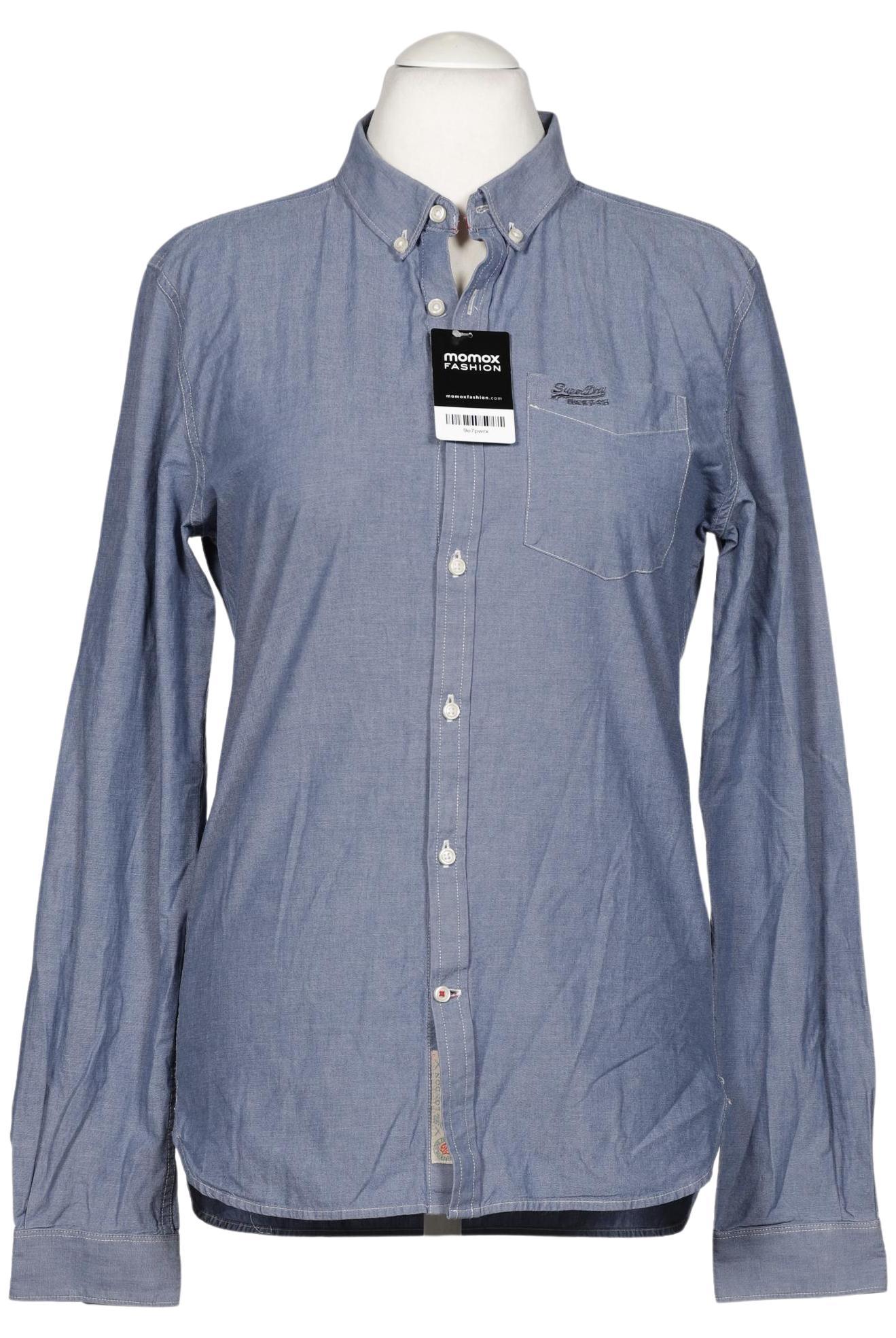 

Superdry Damen Bluse, blau, Gr. 42