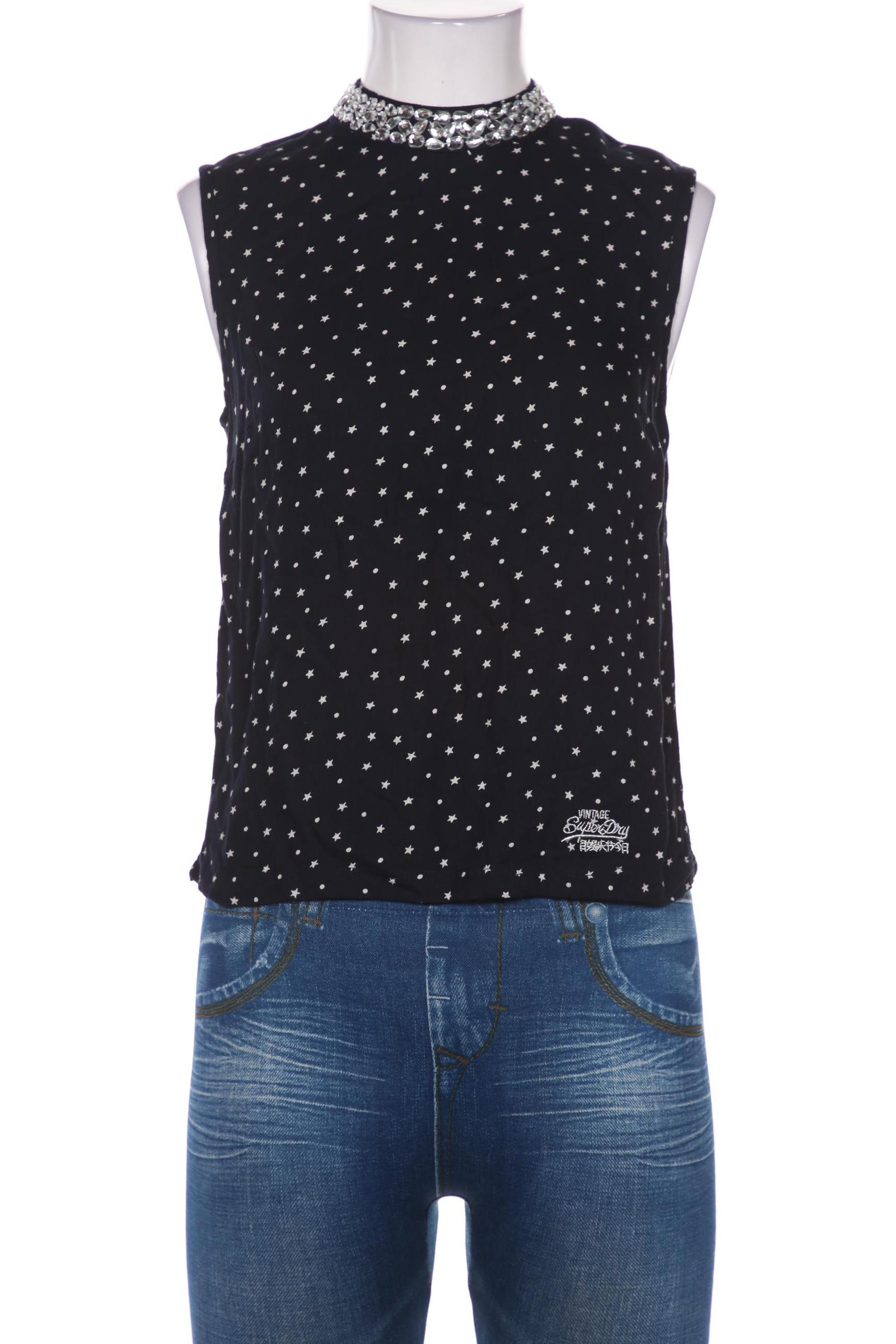 

Superdry Damen Bluse, marineblau, Gr. 34