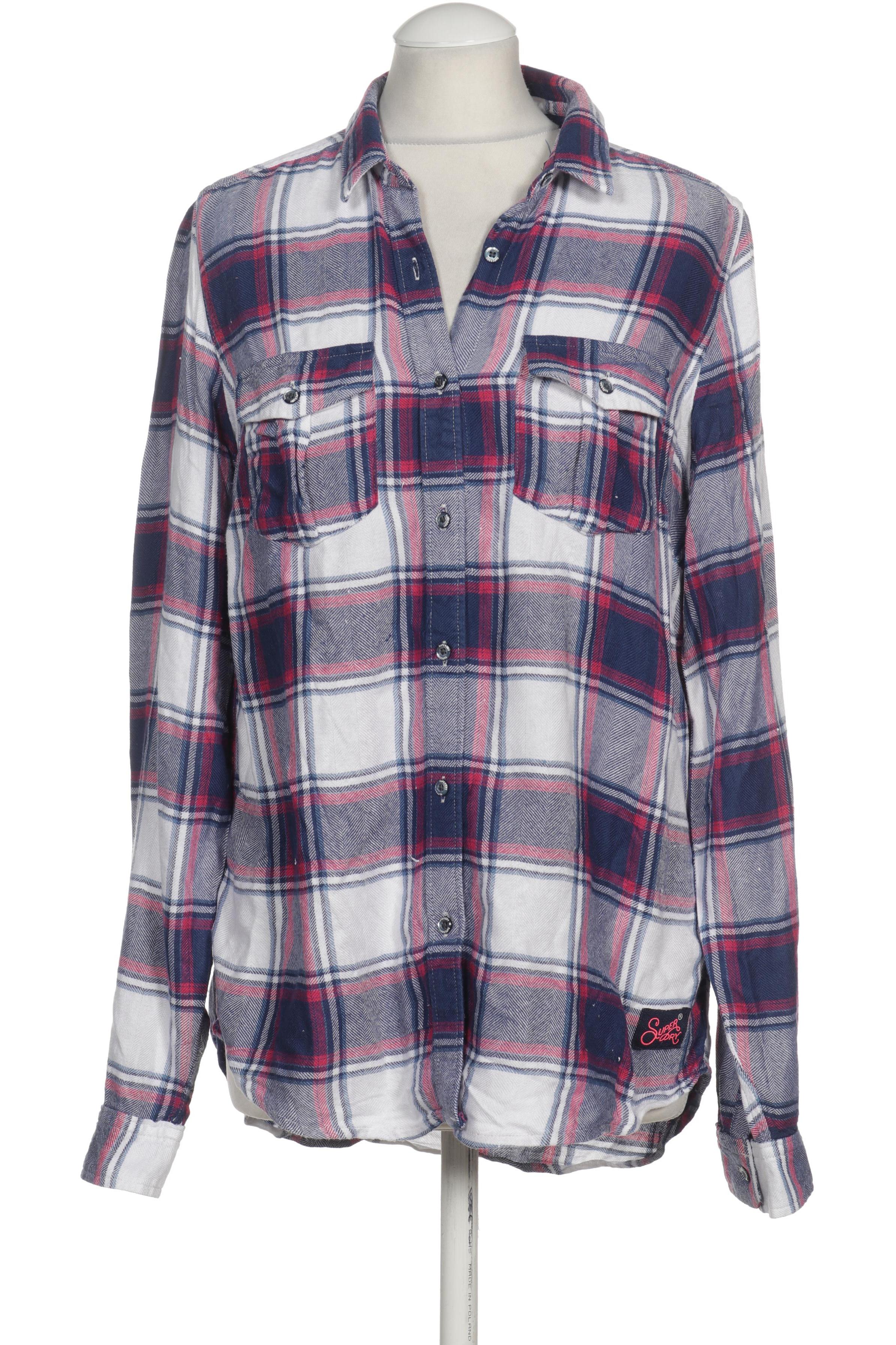 

Superdry Damen Bluse, blau, Gr. 38