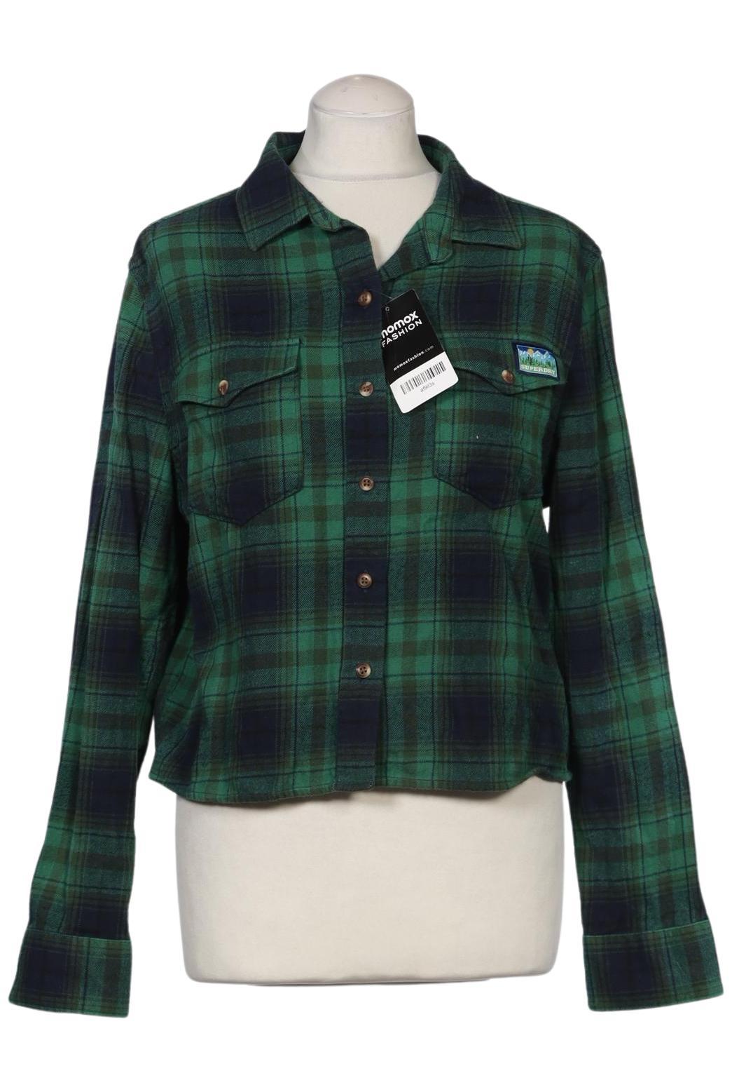

Superdry Damen Bluse, grün, Gr. 38