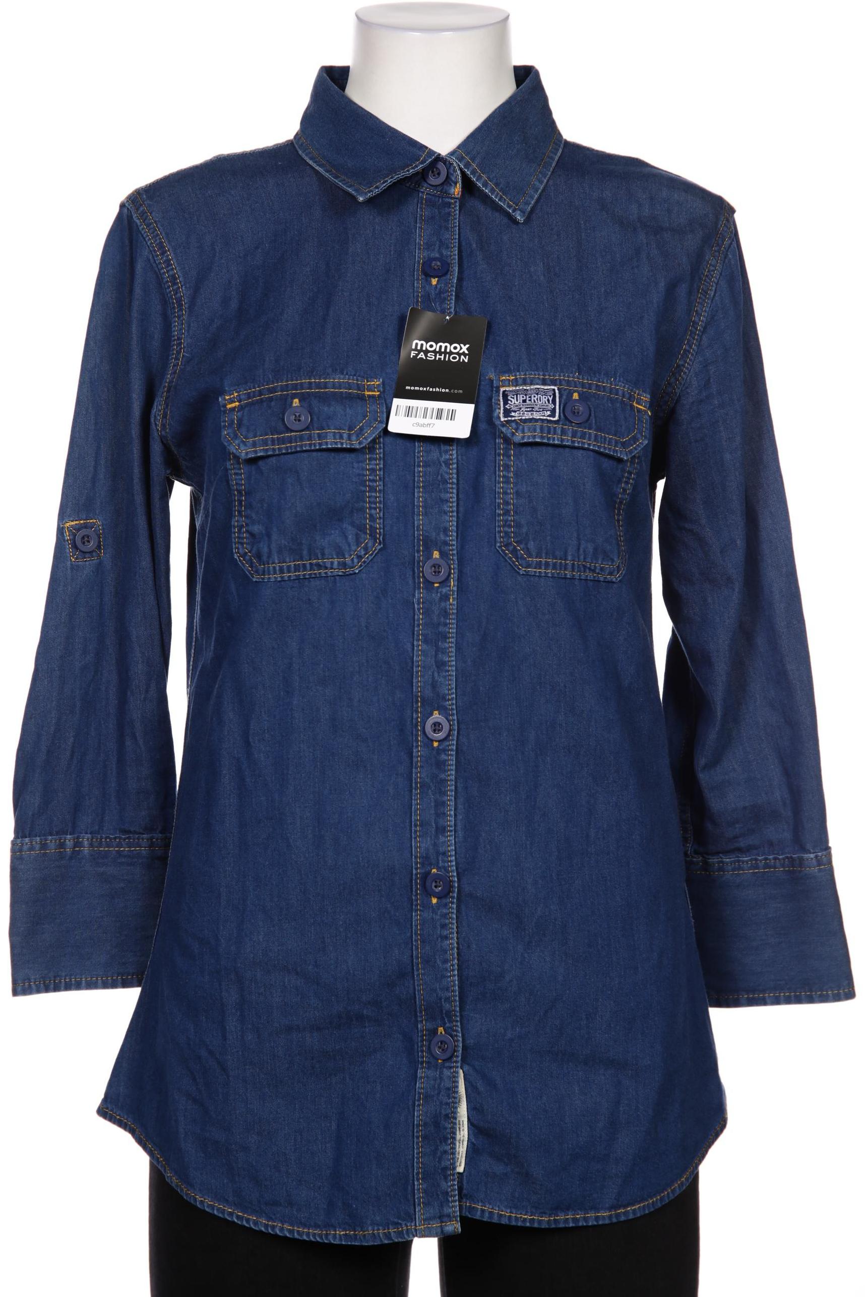 

Superdry Damen Bluse, marineblau, Gr. 42